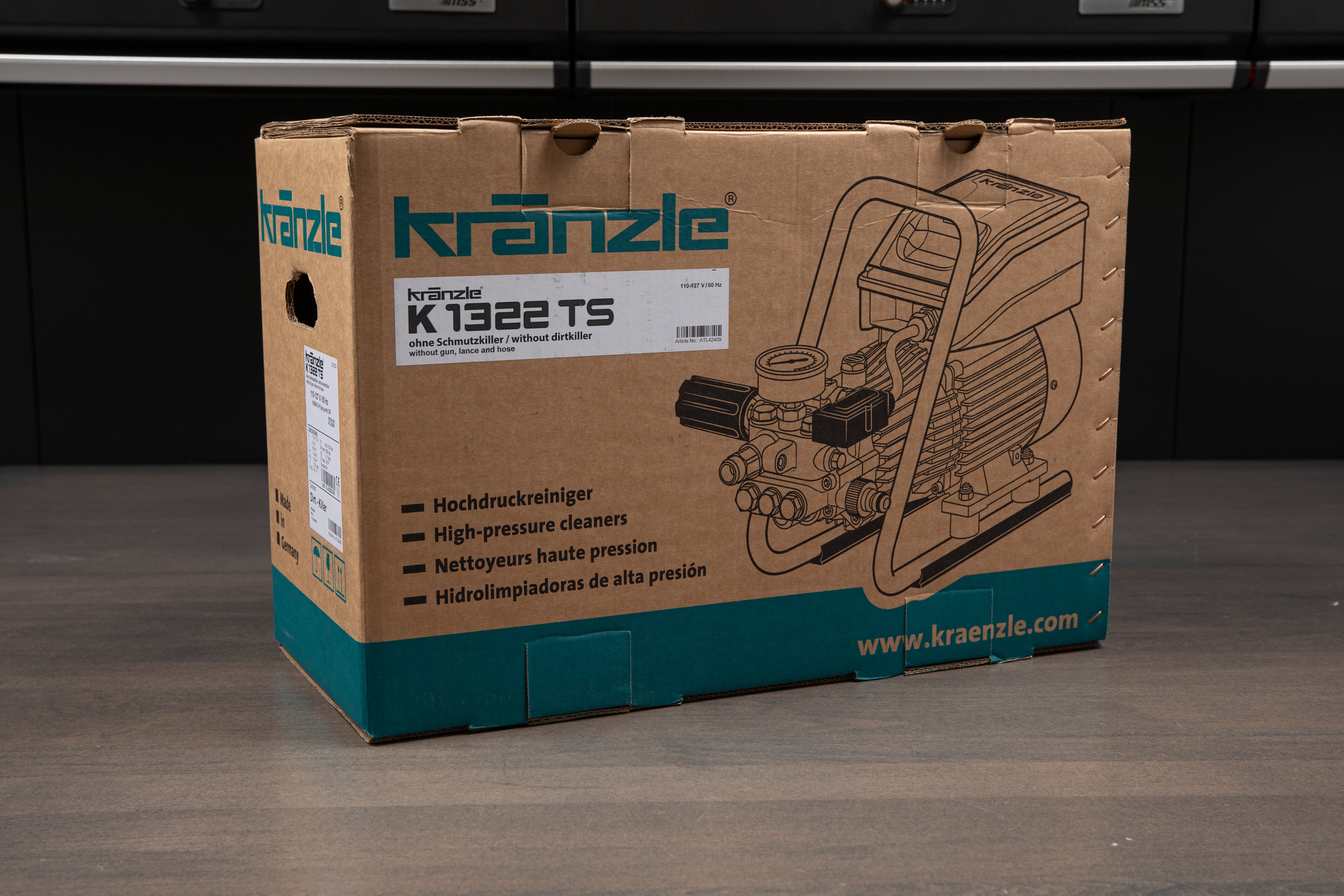 Kranzle K1322TS Professional Electric Pressure Washer - 1800 PSI, 1.4 GPM, for Home & Car Washing, Driveway Cleaning, Deck Maintenance