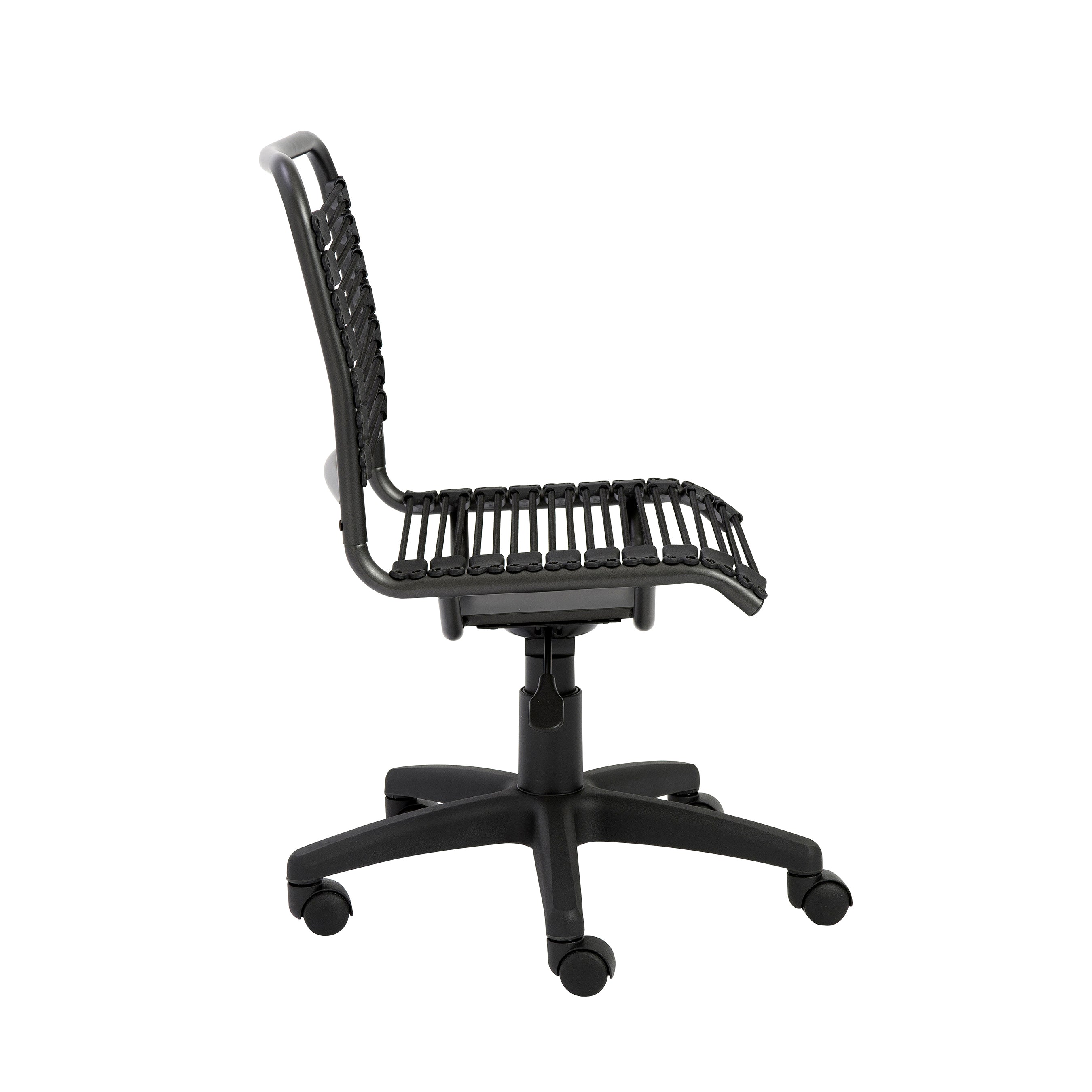 Bungie Low Back Office Chair - Black Mesh with Graphite Frame & Base - Ergonomic Desk Chair for Home & Office Workspace
