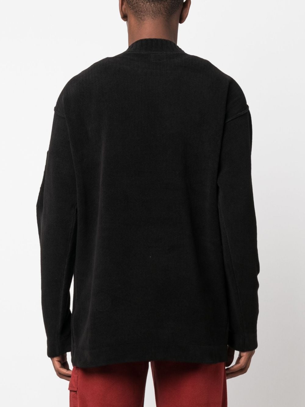 C.P. Company Men's Black Sweater - Premium Knit Pullover for Casual Wear & Street Style Fashion