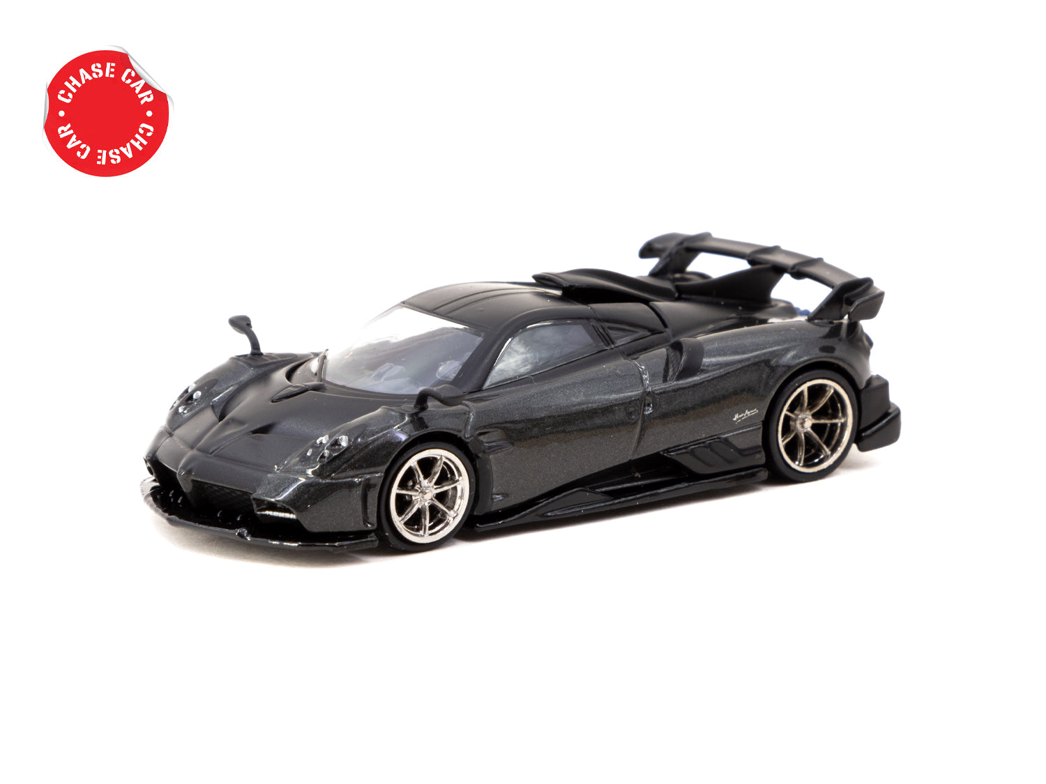 Tarmac Works 1/64 Pagani Imola Grigio Knockhill Diecast Model Car - Collectible Miniature for Display & Racing Scenes