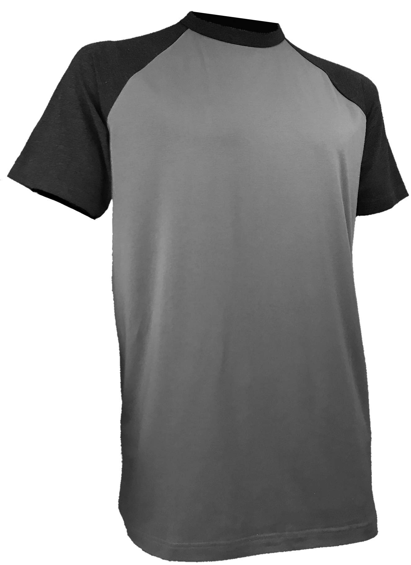 Big and Tall Men's Heavyweight Raglan Baseball Short Sleeve Shirts - Comfortable Oversized Tees for Casual Wear & Sports (RCSS) - Perfect for Gym, Workout and Everyday Outfits