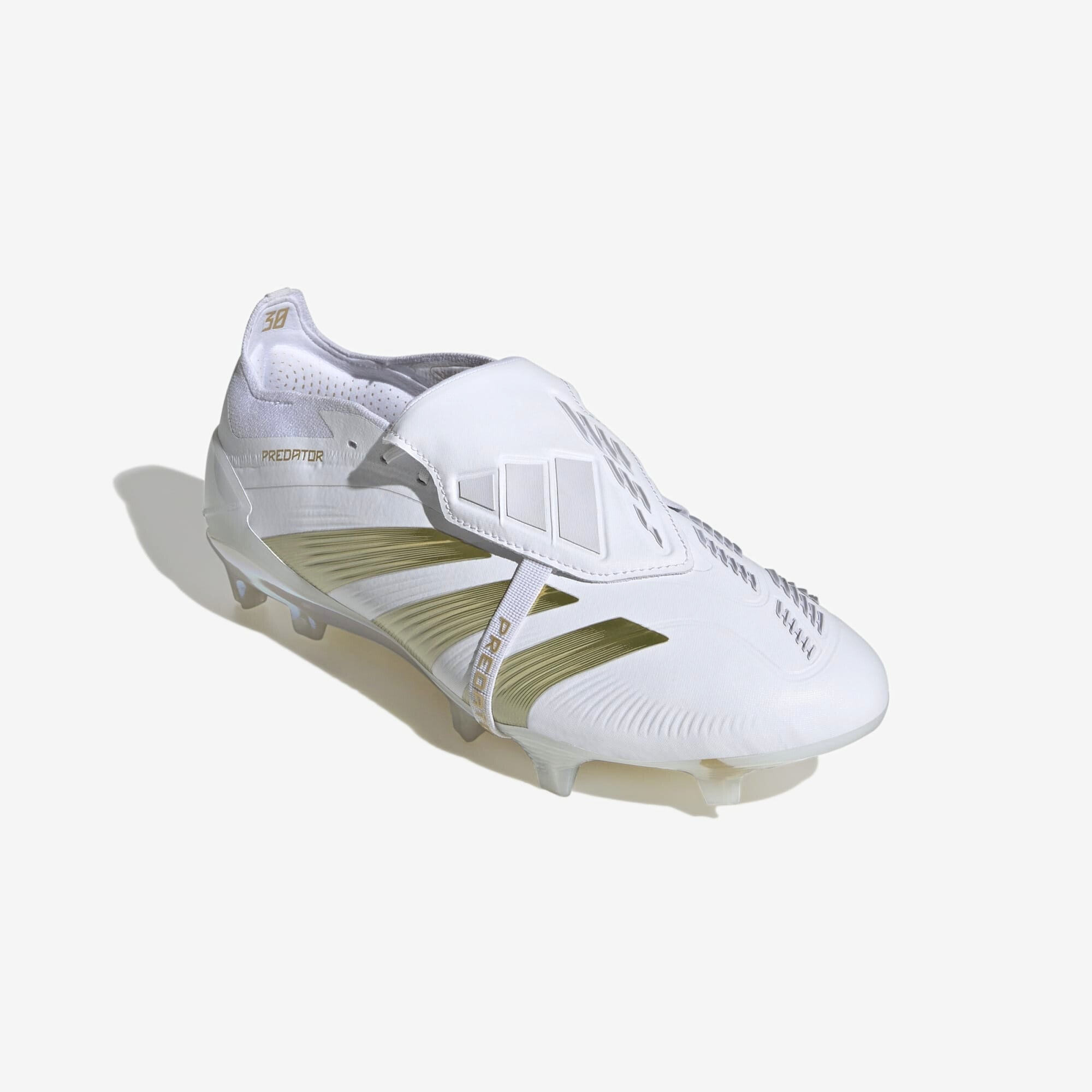 Adidas Predator Elite Fold Over Tongue Soccer Cleats - Lightweight Football Shoes for Men with Enhanced Grip | Perfect for Turf, Grass & Indoor Matches