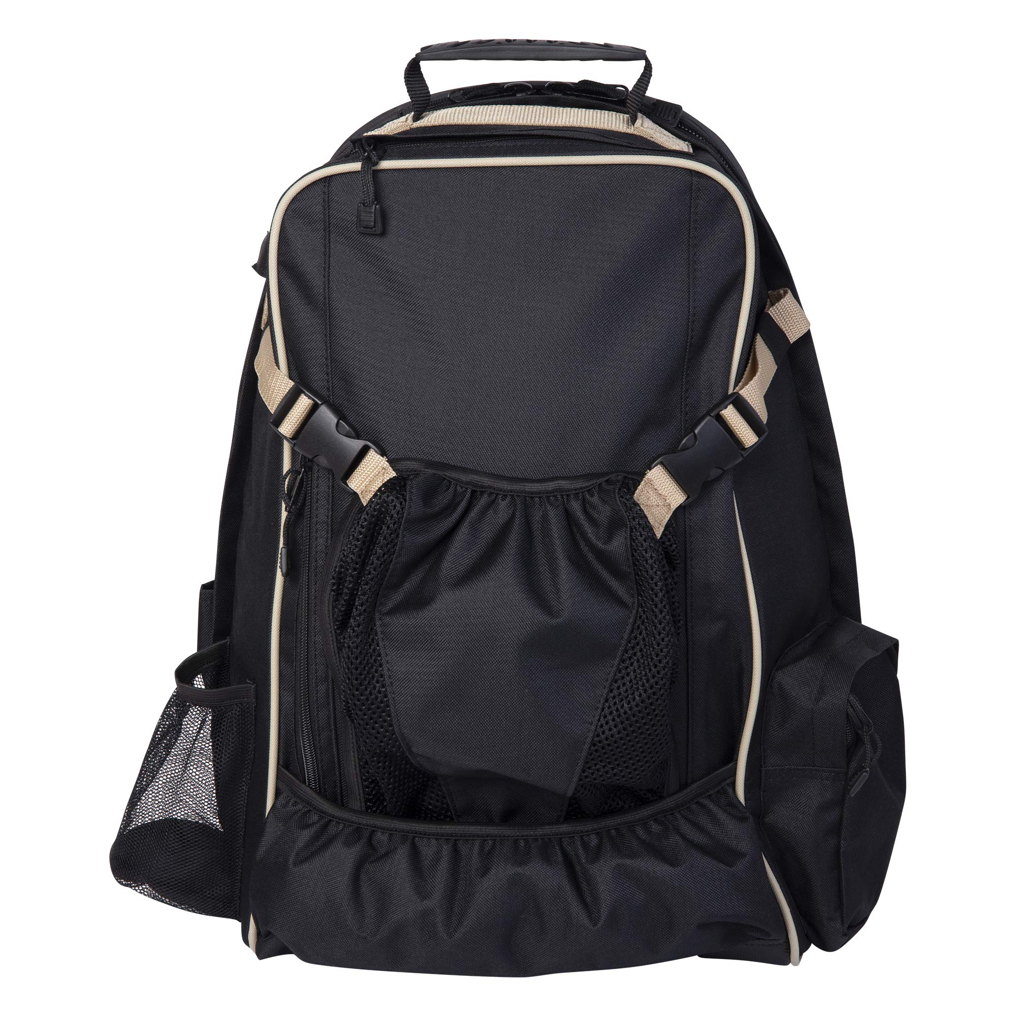 Huntley Equestrian Deluxe Heavy Duty Nylon Horse Riding Backpack - Waterproof Exterior Storage Bag with Adjustable Shoulder Straps - Perfect for Horse Shows, Trail Rides & Outdoor Adventures