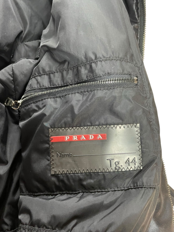 Prada Women's XS Goat Fur Bomber Jacket - Luxury Winter Coat for Fashionable Outfits & Cold Weather Protection