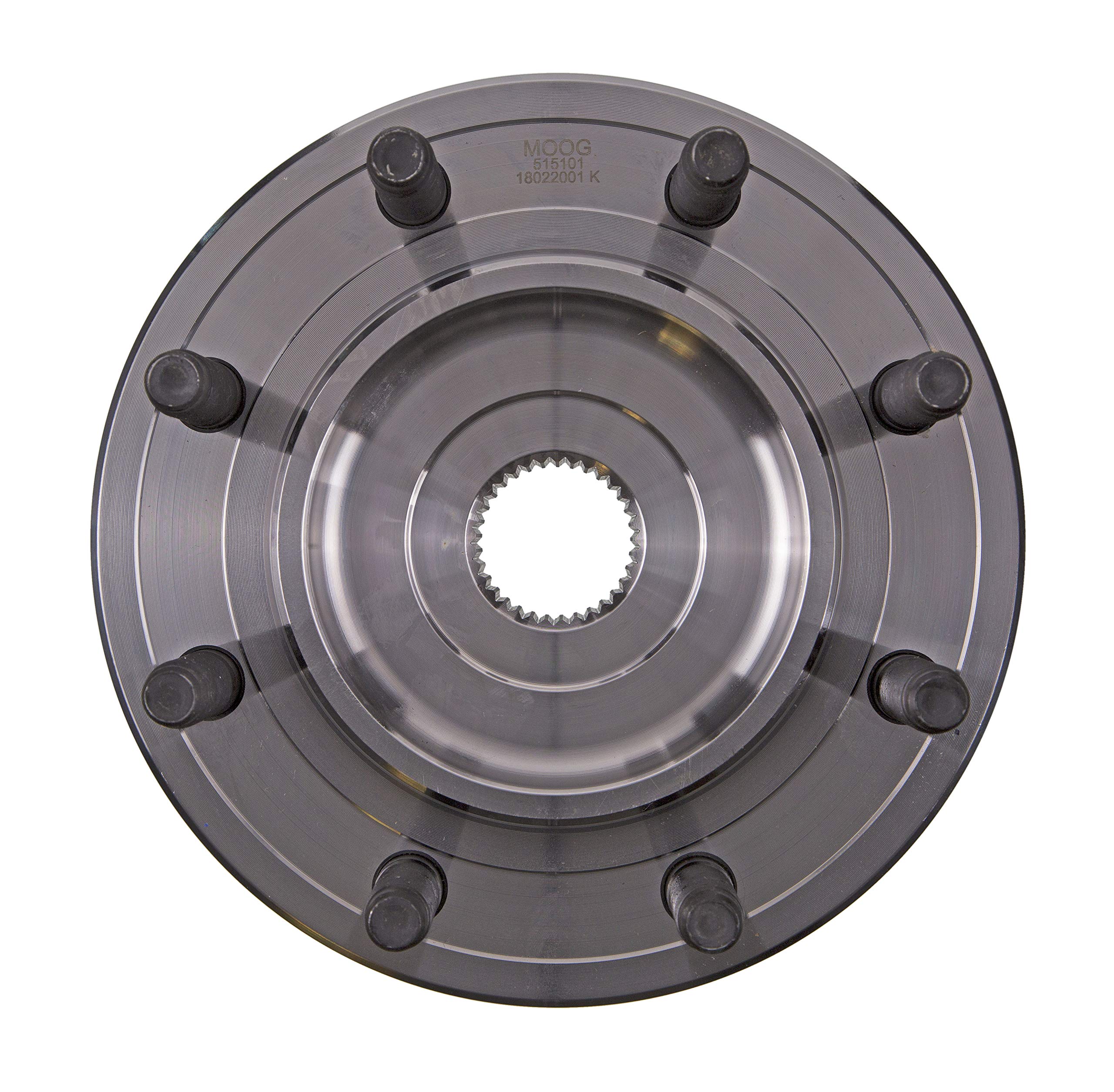 MOOG 515101 Wheel Bearing and Hub Assembly Replacement for 2003-2018 Dodge Ram 2500 3500 - Front Driver & Passenger Side - Heavy Duty Truck Parts for Off-Road & Towing