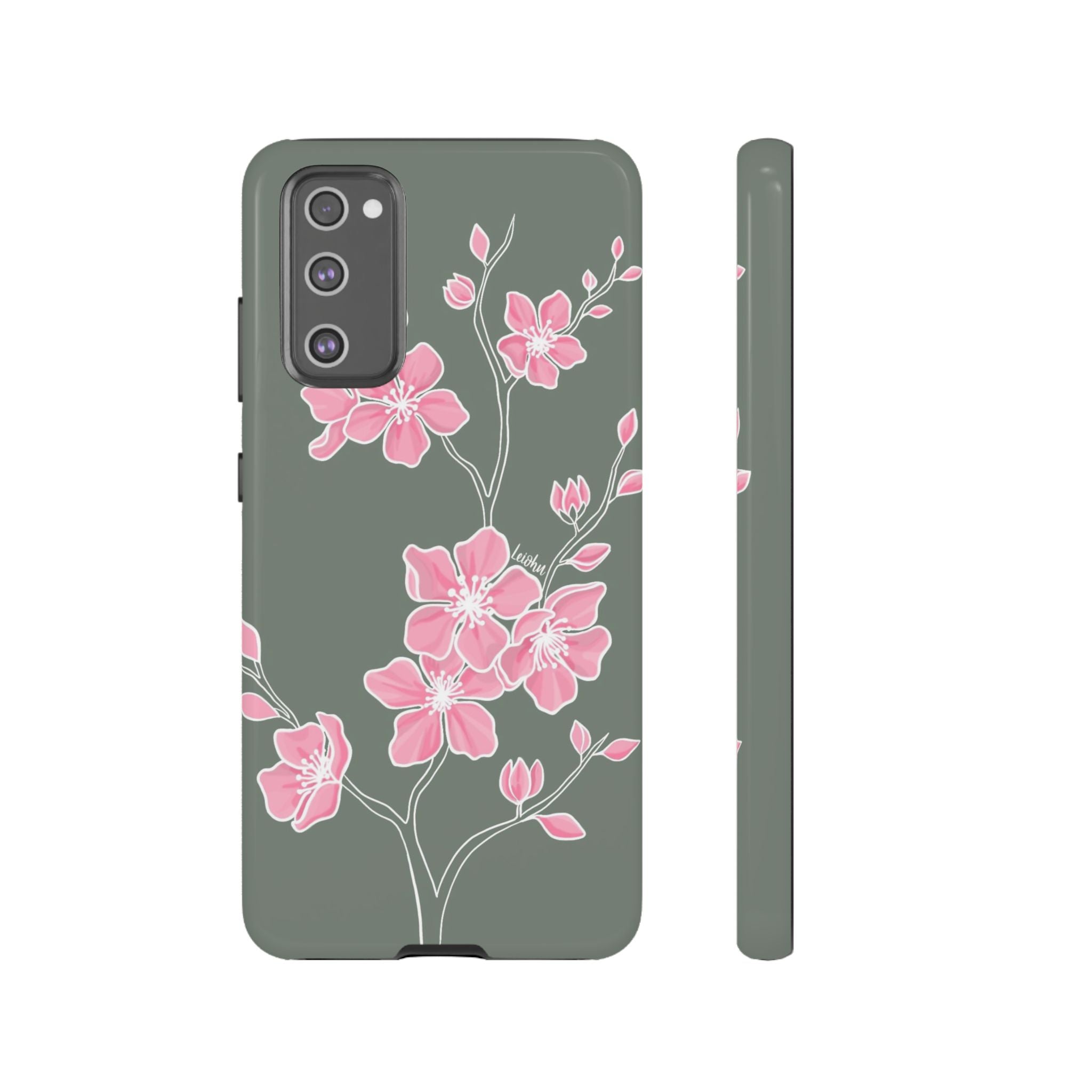 Samsung Galaxy Phone Case with Cherry Blossom Design - Stylish Protective Cover for Everyday Use, Travel & Work