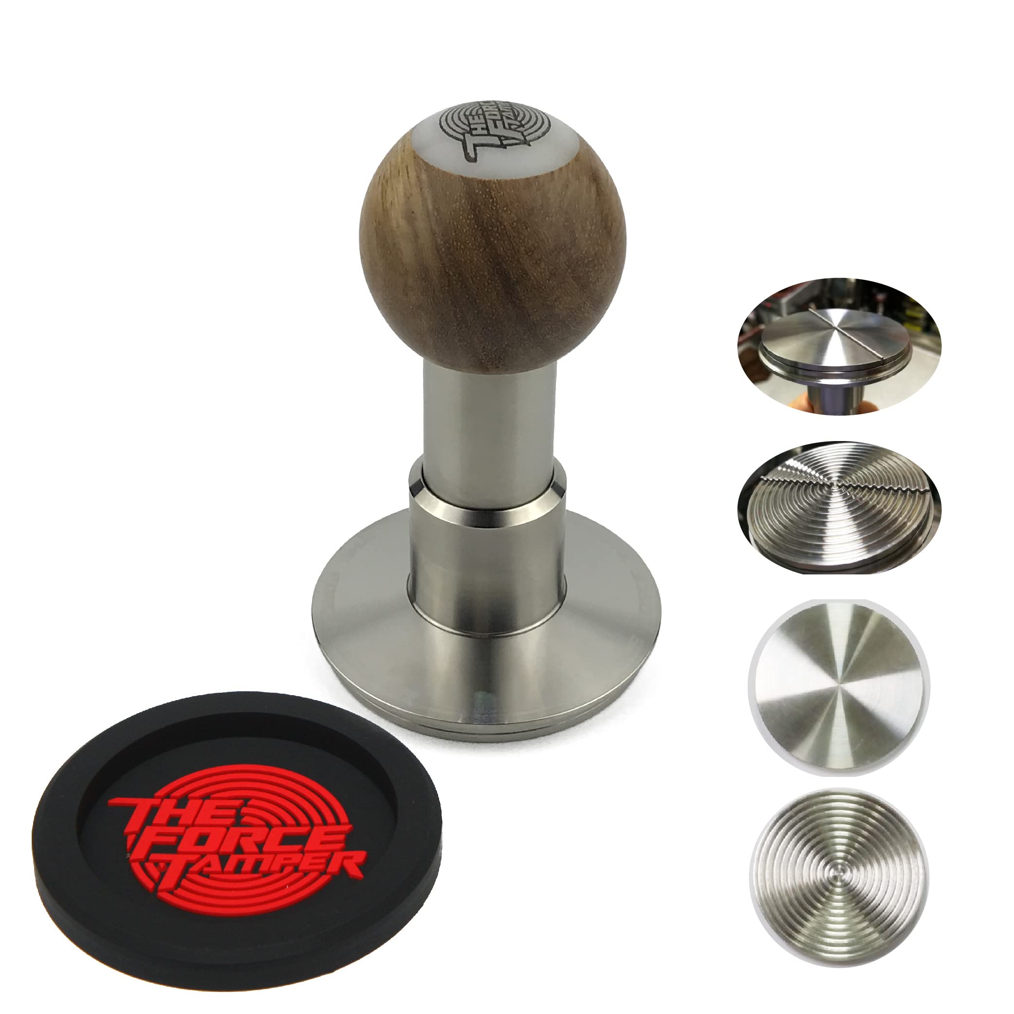 Premium Automatic Impact Coffee Tamper - Adjustable Constant Pressure & Auto-Leveling Duo-Distribute Set (58.50mm Ball) - Perfect for Espresso Bars & Home Baristas