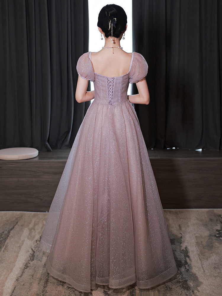 Sparkly Off Shoulder A-Line Evening Dress for Prom, Party & Formal Events - Elegant Gown 605 | Perfect for Homecoming, Cocktail Parties & Special Occasions