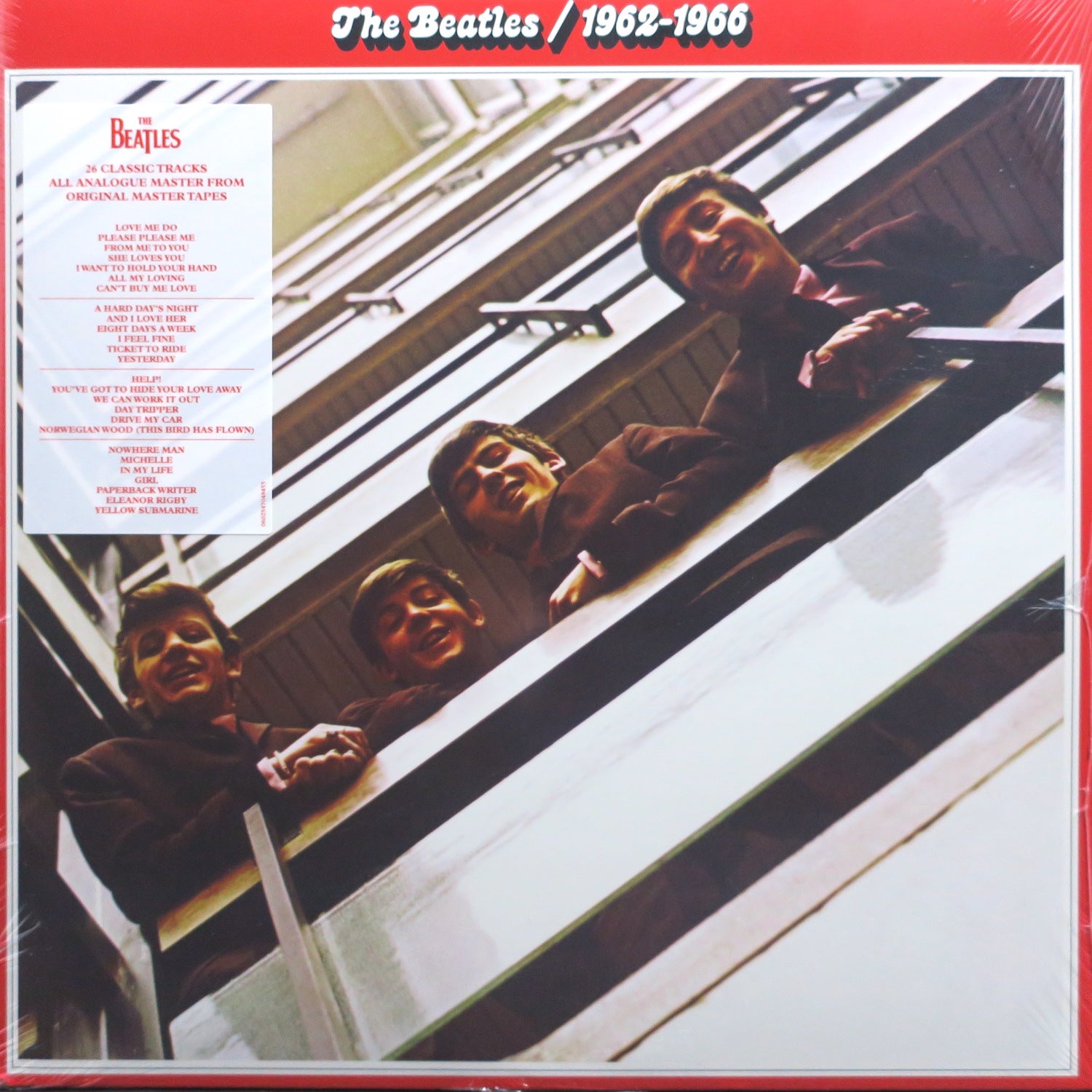 The Beatles '1962-1966' (Red Album) 180 Gram Vinyl 2LP Record - Limited Edition Collector's Vinyl for Music Lovers & Audiophiles - Perfect for Home Listening, Gifts & Vinyl Collections