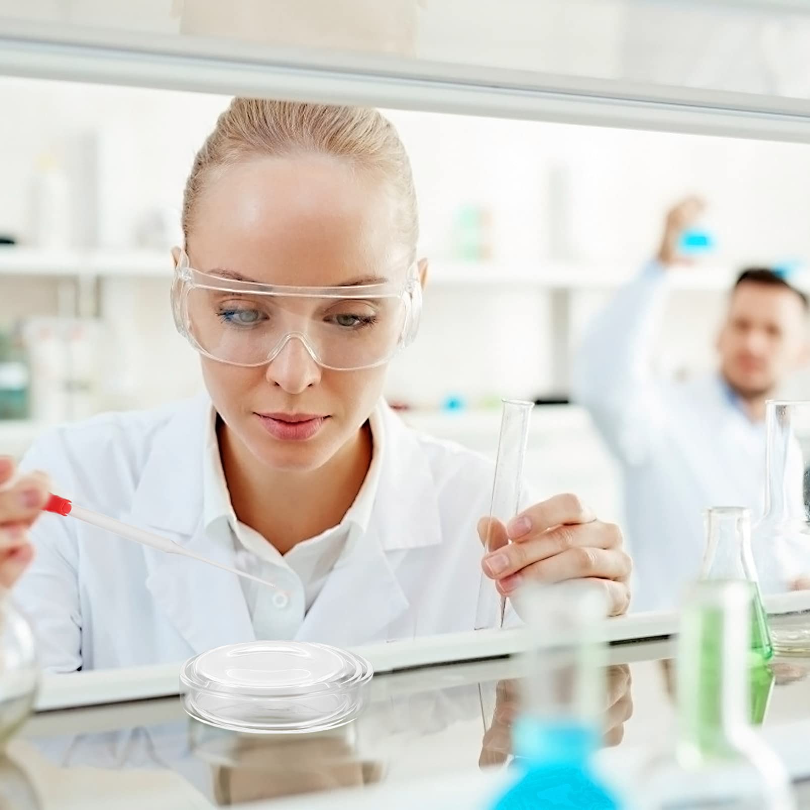 6pcs Petri Dish Set with Pipette for Lab Culture & Experiments