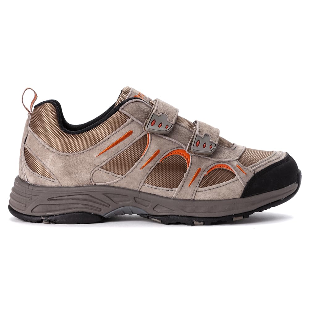 Propet Men's Connelly Slip-On Sneakers - Comfortable Casual Shoes in Brown | Perfect for Walking, Travel & Everyday Wear