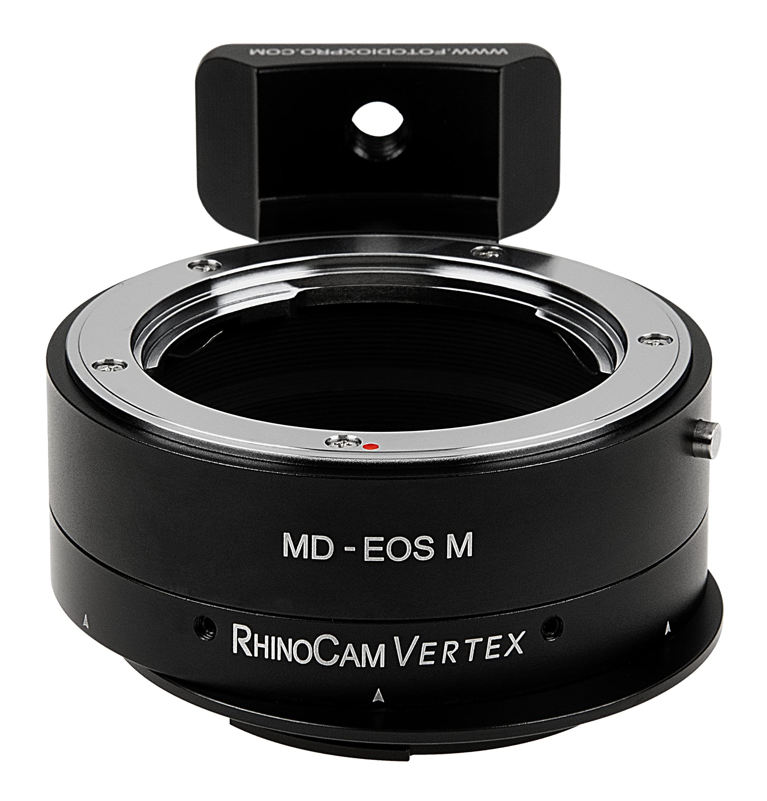 RhinoCam Vertex Rotating Adapter for Minolta Rokkor SR/MD/MC Lens to Canon EOS M Mount - SLR to Mirrorless Camera Lens Converter for Photography & Videography
