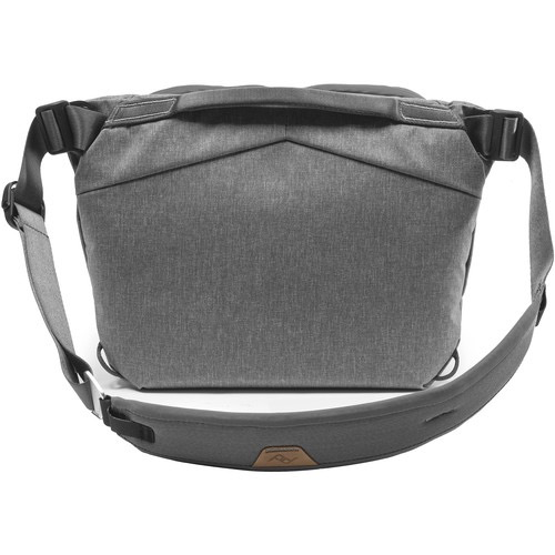 Peak Design Everyday Sling 6L V2 Camera Bag - Waterproof Ash Gray for Travel, Hiking & Photography | Compact Crossbody Messenger for DSLR, Mirrorless & Accessories