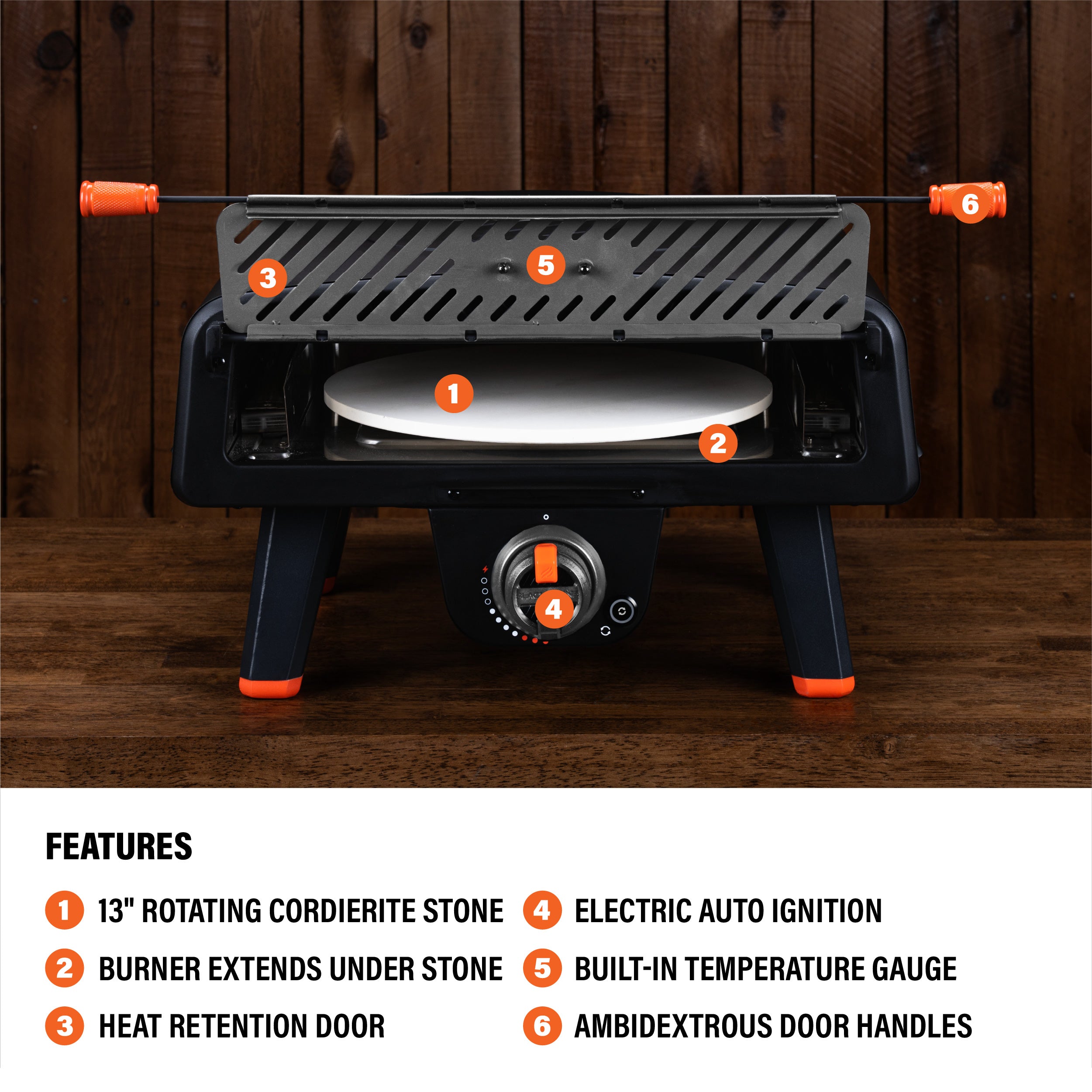 Leggero Pro Pizza Oven - Portable Outdoor Wood Fired Pizza Maker for Backyard, Camping & Parties | Professional Stainless Steel Pizza Cooker with Fast Heating & Even Baking