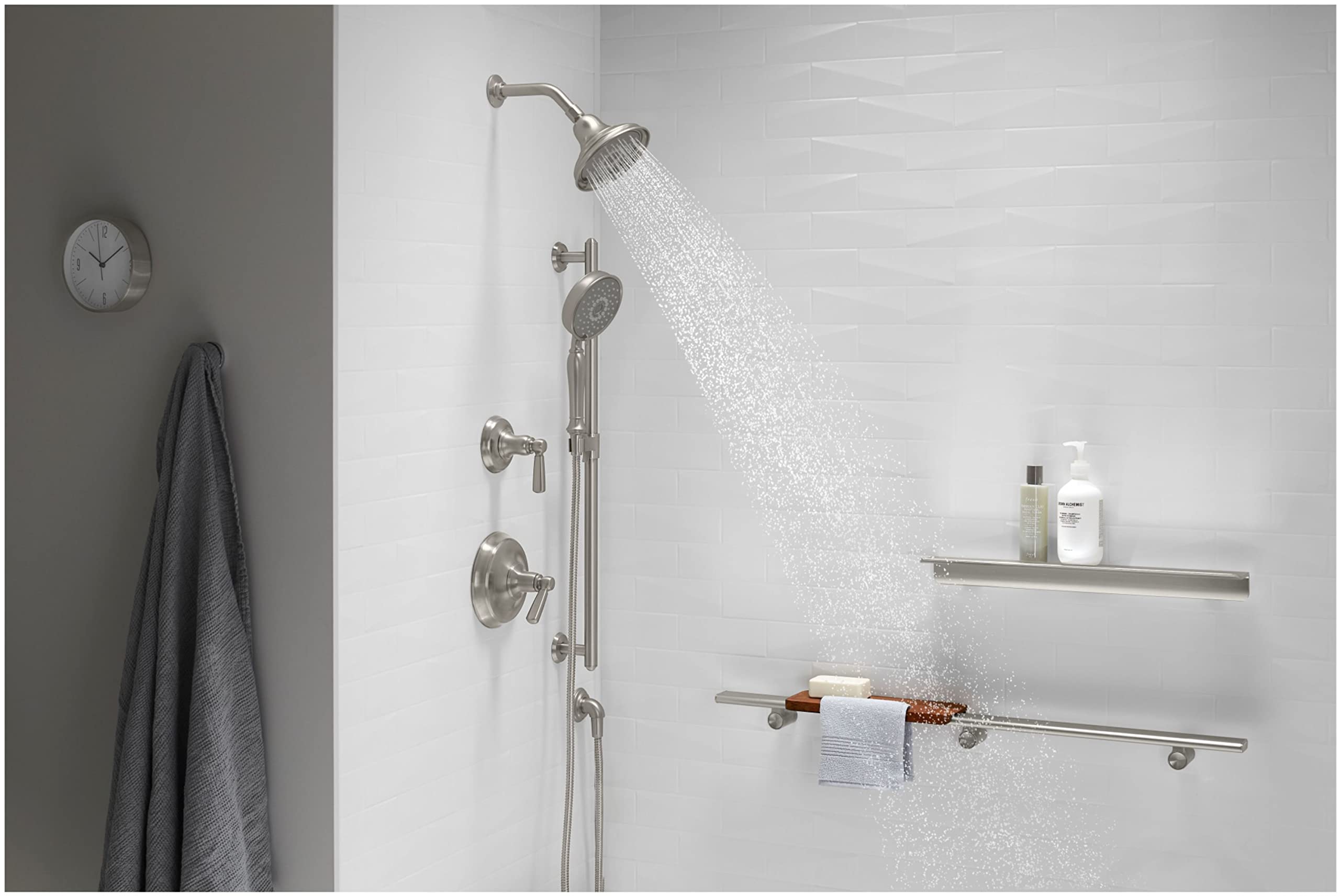 KOHLER Bancroft Wall-Mount Supply Elbow with Check Valve - Durable Brass Plumbing Fitting for Bathroom Sink & Toilet Installations