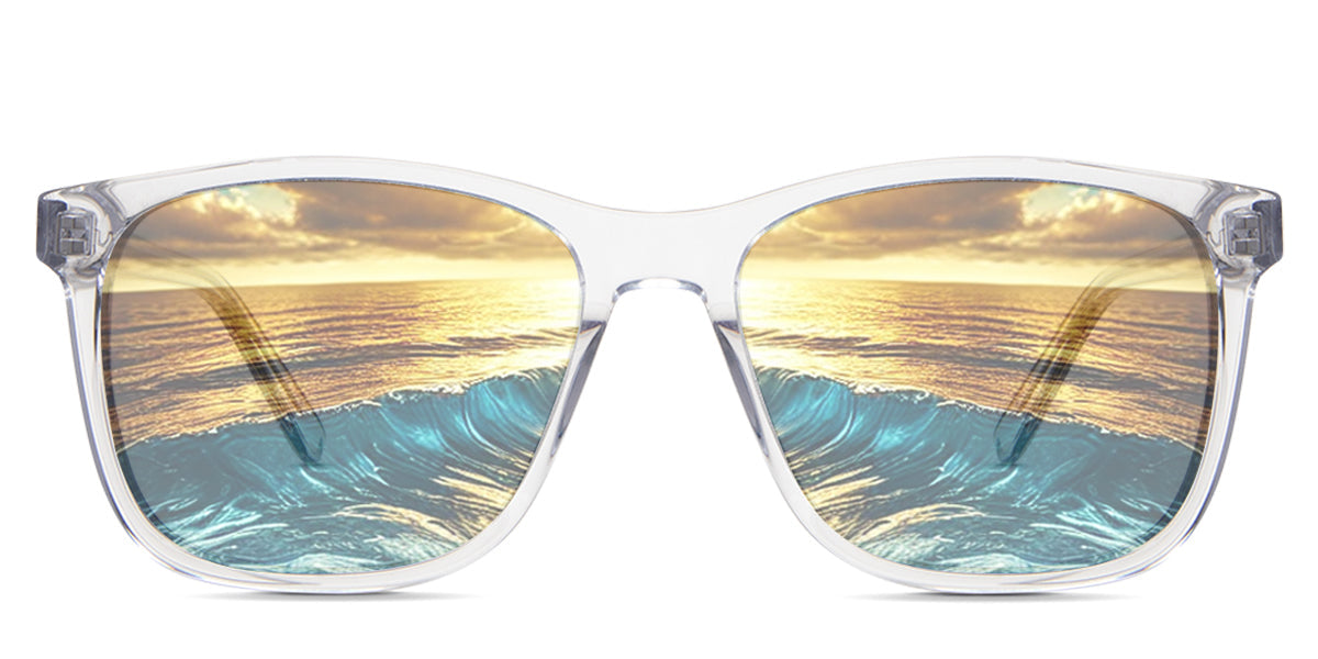 Tavo Men Prescription Tinted Sunglasses - UV Protection Polarized Lenses for Driving, Fishing & Outdoor Activities