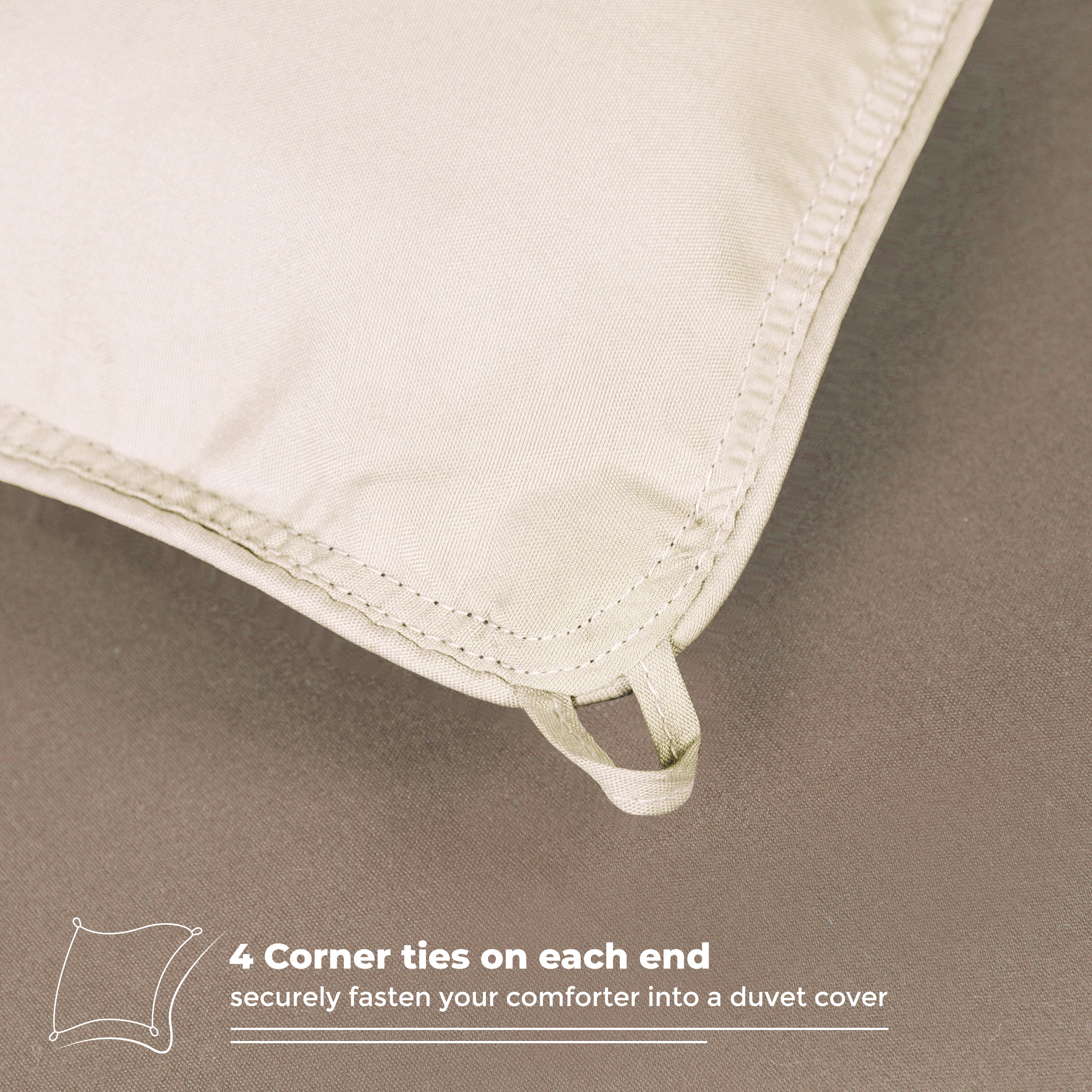 Luxury Brushed Microfiber Reversible Comforter Set - Ultra Soft Bedding for All Seasons - Perfect for Master Bedroom, Guest Room & Dormitory