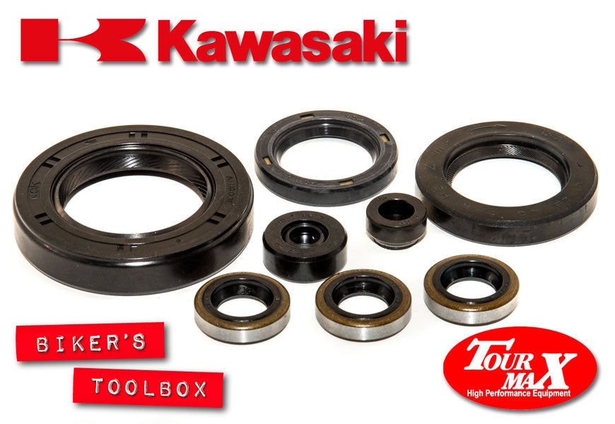 Kawasaki Z1 Series Engine Oil Seal Kit - Complete Gasket Set for Motorcycle Repair & Maintenance - Perfect for Kawasaki Z1, Z900, KZ900 Models - DIY Garage & Professional Mechanic Use