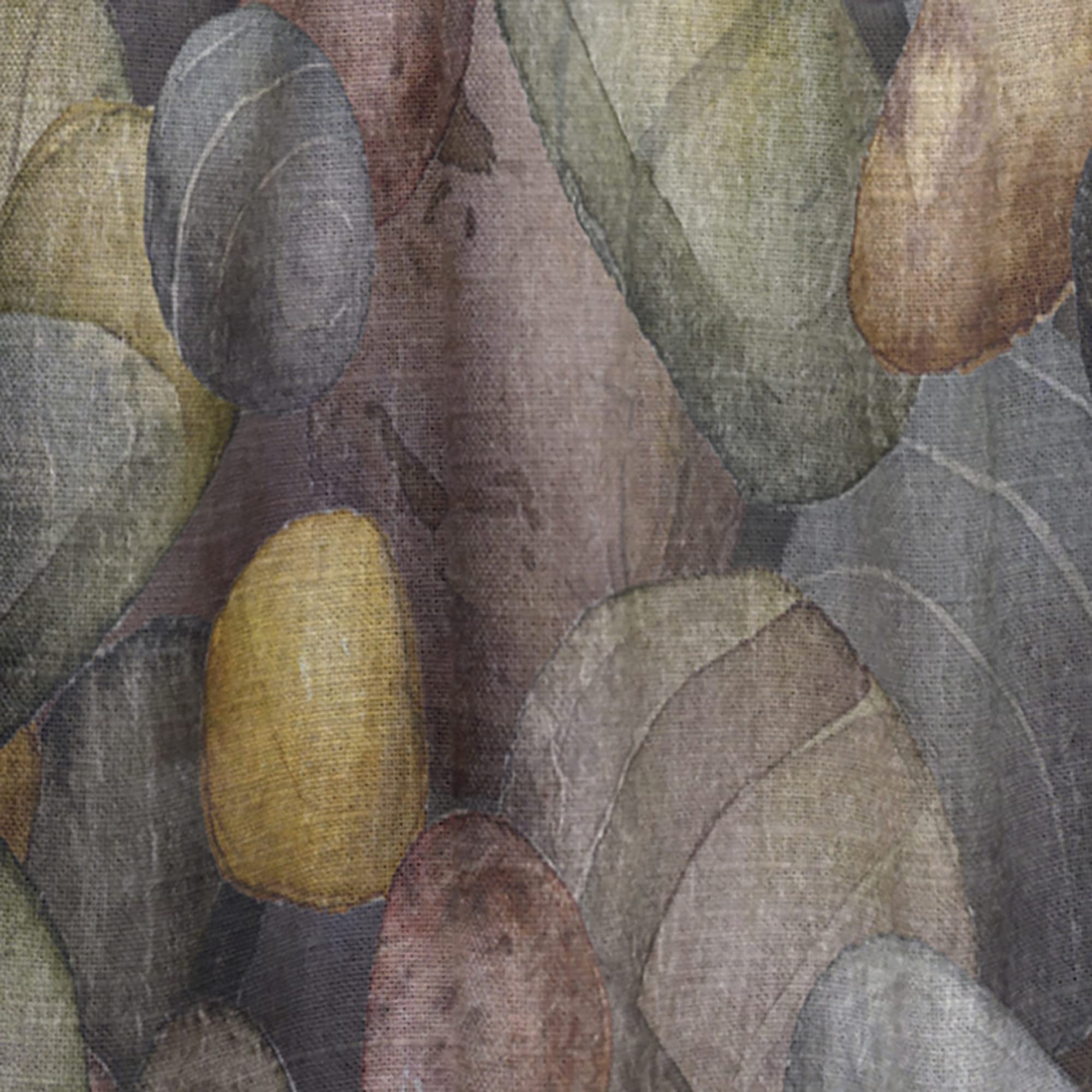 DesignQ 'Sea & Shore Stones' Thermal Insulated Curtains - Single Panel 52x63 Inches - Blackout Drapes for Bedroom & Living Room - Perfect for Coastal Decor & Light Control