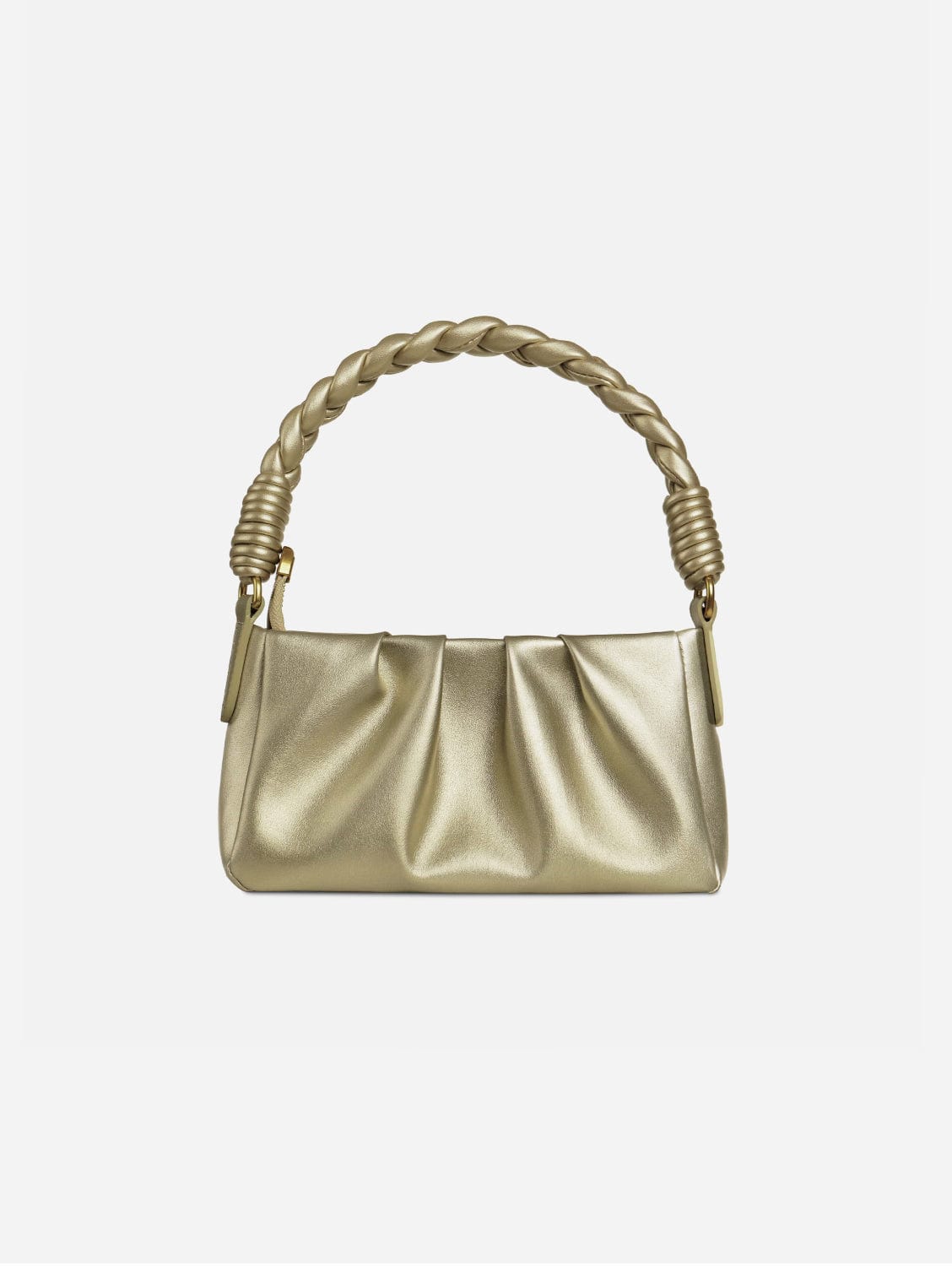 Stylish Mini Cactus Leather Crossbody Bag in Metallic Gold | Vegan Leather Purse for Women | Perfect for Date Night, Parties & Everyday Use