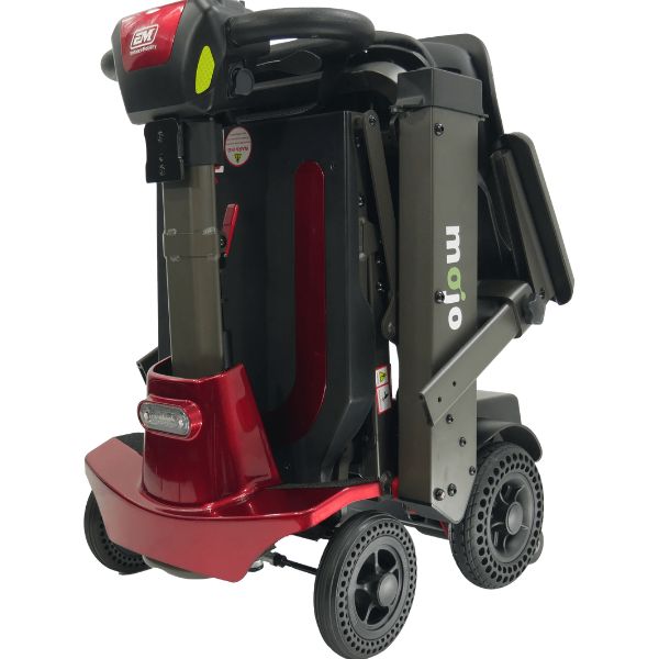 MOJO Automatic Folding Scooter - Lightweight & Portable Mobility Scooter for Adults & Seniors - Perfect for Travel, Shopping & Outdoor Adventures