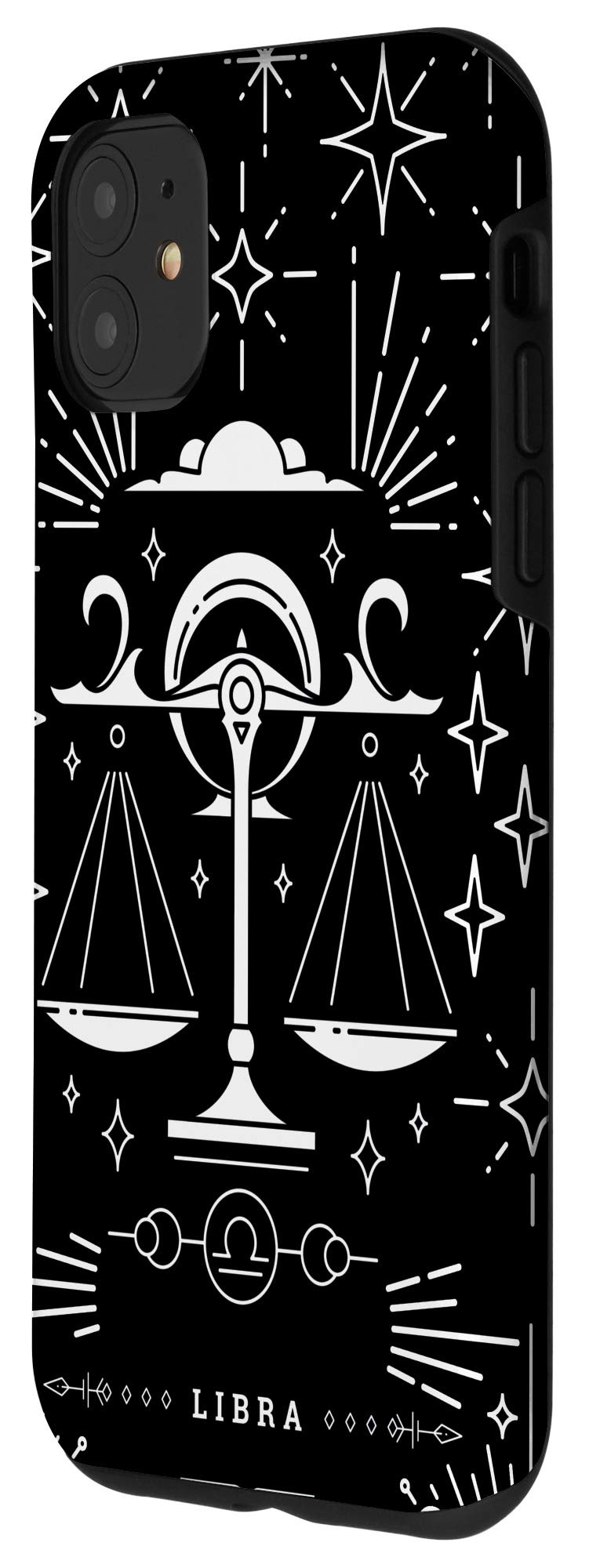iPhone 11 Case with Libra Zodiac Sign - Astrology Themed Protective Cover for Apple iPhone 11 - Perfect Gift for Astrology Lovers & Libra Zodiac Sign Enthusiasts