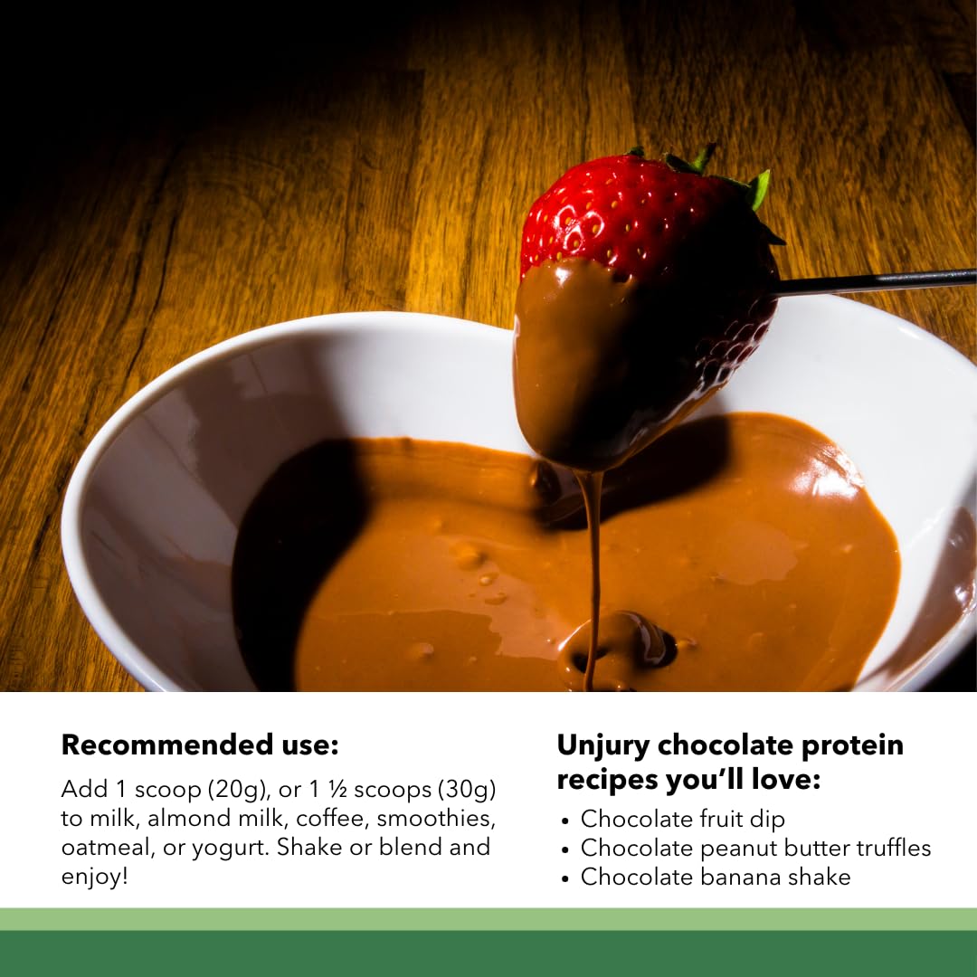 Planted Vegan Protein Powder - 20g Chocolate Pea Protein, Low Sugar Plant-Based Protein | Gluten Free, Dairy Free, Non-GMO (20 Servings) | Perfect for Smoothies, Baking & Post-Workout Recovery
