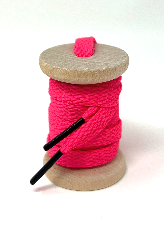 Neon Pink All Pro® Athletic Shoelaces - Durable & Vibrant for Running, Basketball & Sneakers - Perfect for Sports & Casual Wear