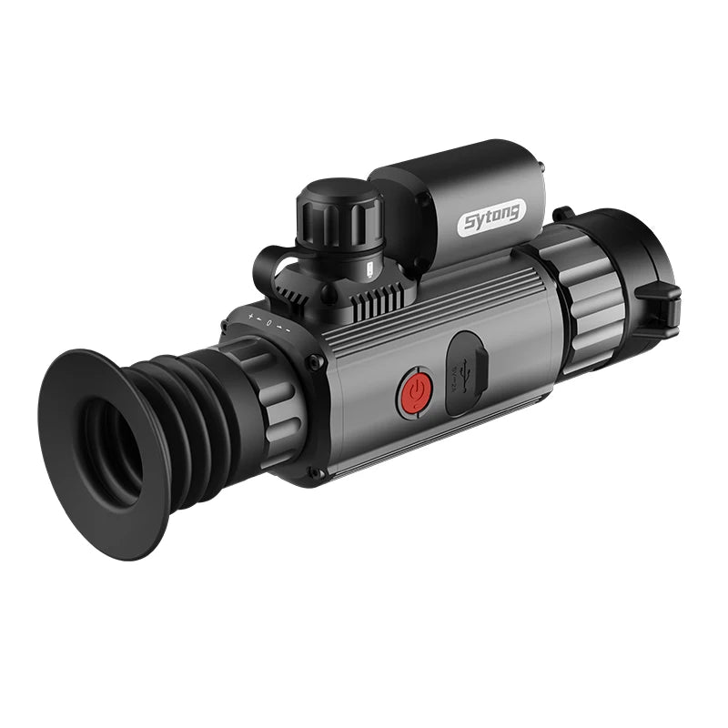 Sytong AM-03LRF Thermal Imaging Riflescope - Hunting Rifle Scope with Monocular Sight & Night Vision Camera for Outdoor Hunting, Wildlife Observation, and Security Surveillance