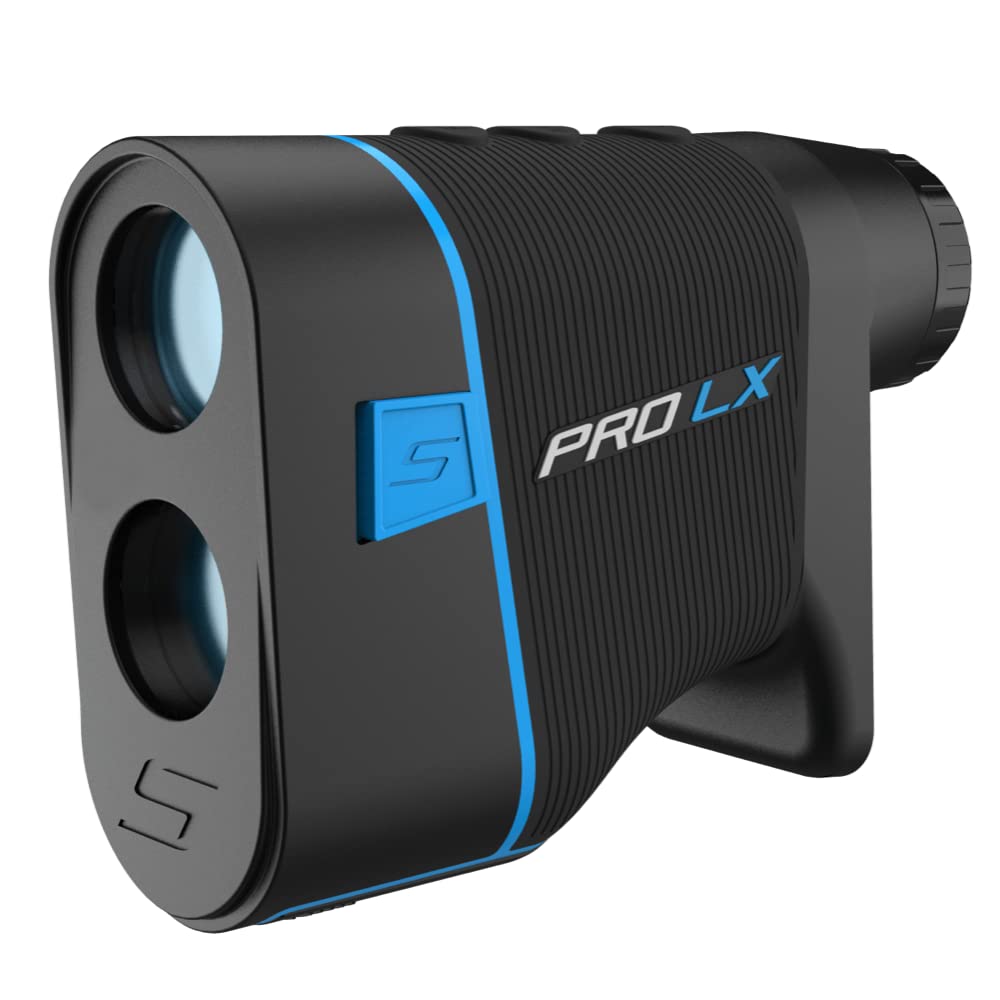 Shot Scope PRO LX Laser Rangefinder with Target-Lock Vibration & Slope Technology | Fast Detection, 1-Yard Accuracy | Dual Red/Black Optics | Perfect for Golf, Hunting & Outdoor Distance Measurement