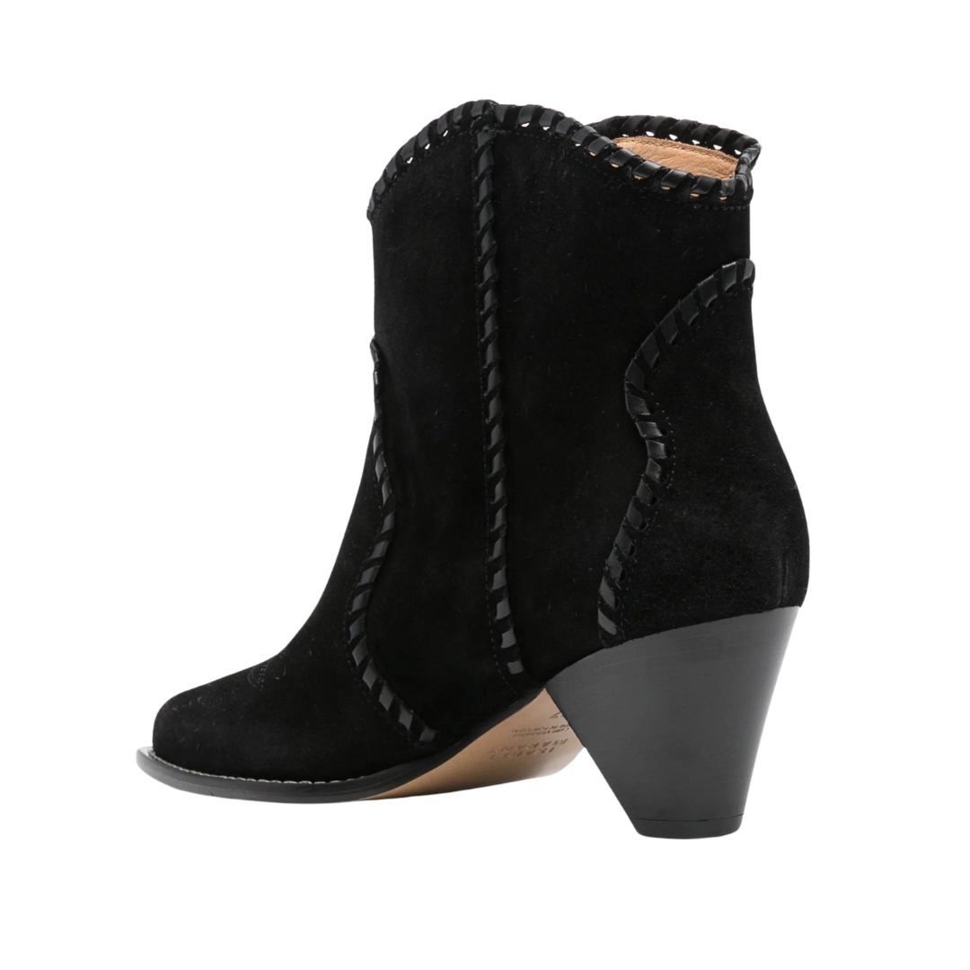Darizo Whipstitch Boots for Women - Stylish Ankle Boots with Comfortable Cushioning | Perfect for Casual Outfits, Office Wear & Fall Fashion