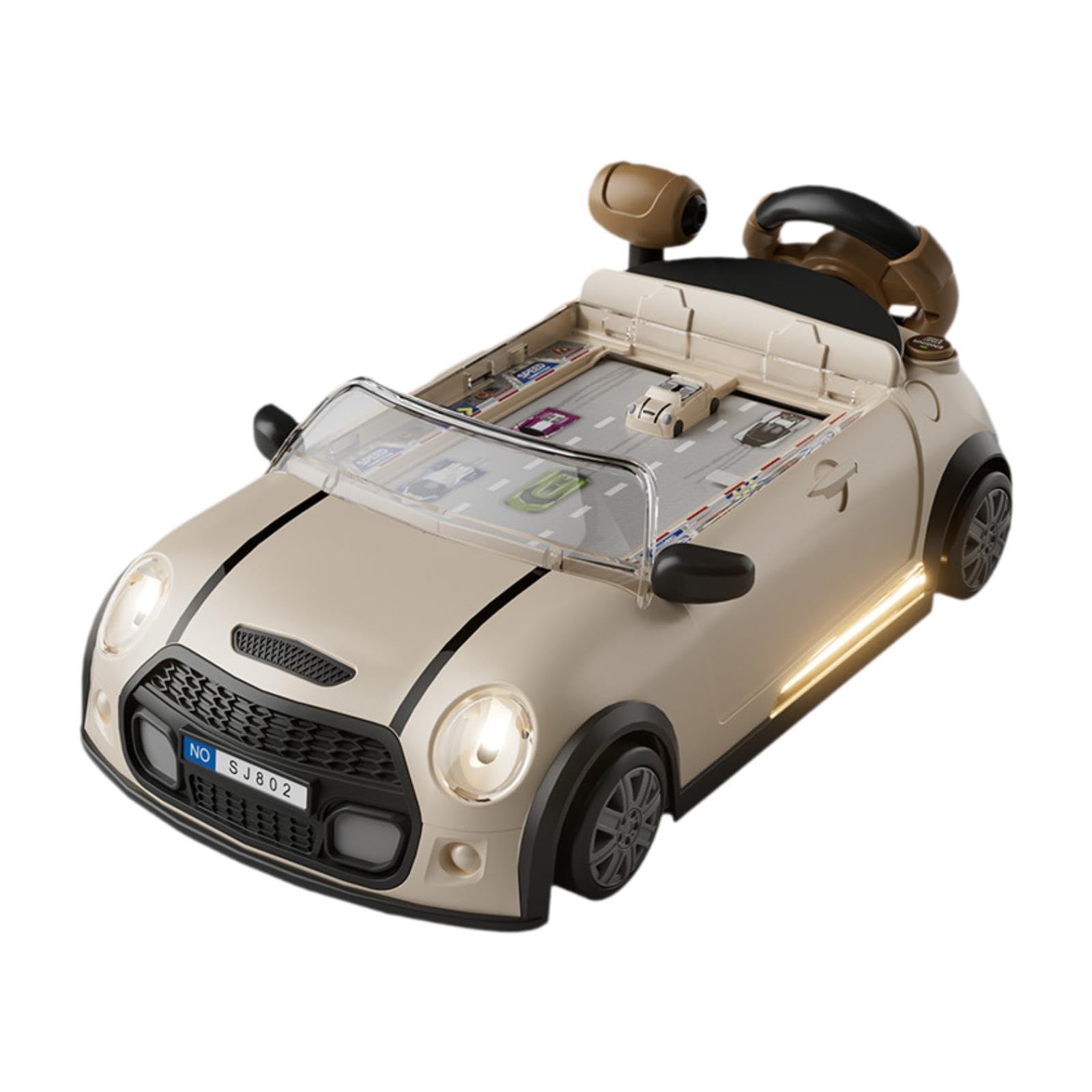 Luwecf Kids Steering Wheel Toy - Interactive Educational Driving Toy with Realistic Sounds for Toddlers & Preschoolers - Perfect for Pretend Play & Early Learning Development