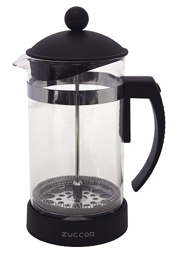 Premium Milano Borosilicate Glass Black Coffee Maker - 32 oz Heat-Resistant, Durable & Stylish for Home, Office & Outdoor Use
