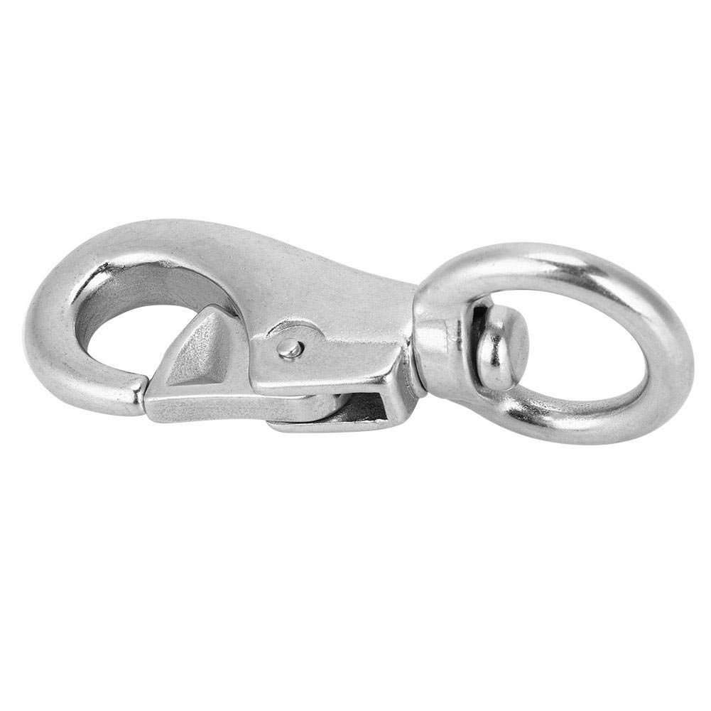 Premium Stainless Steel Carabiner Clip - Heavy Duty Spring Snap Hook for Dog Leash, Keychain, Backpack & Outdoor Gear | Secure & Durable for Hiking, Camping & Daily Use