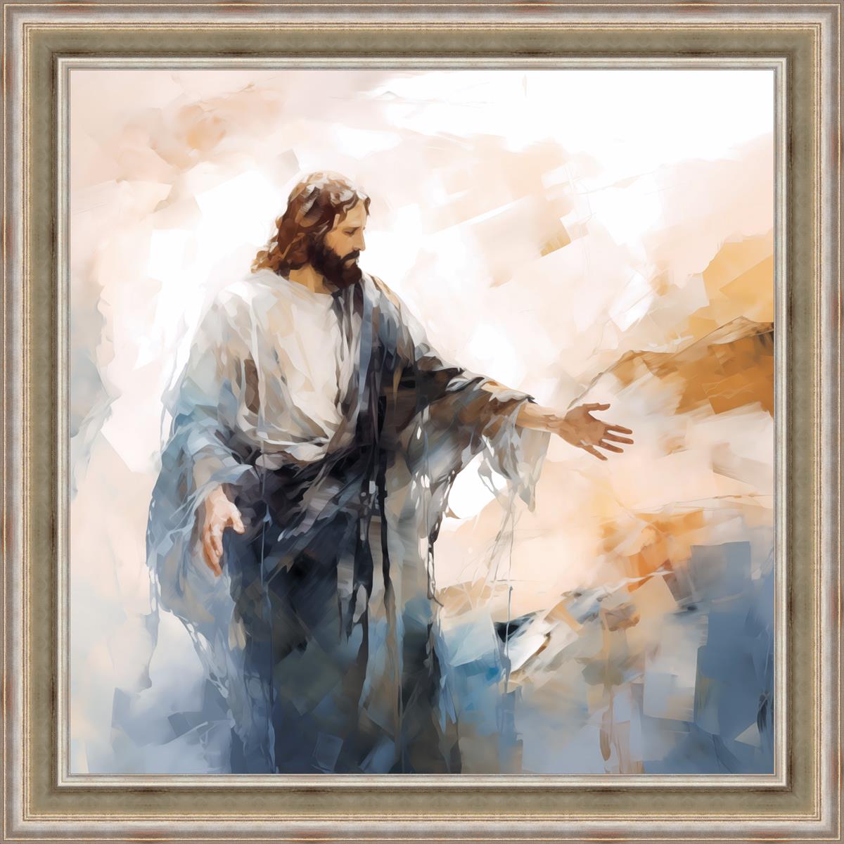 Come Unto Me Large Wall Art - Inspirational Christian Home Decor for Living Room, Bedroom & Office - Perfect for Gifts & Spiritual Spaces