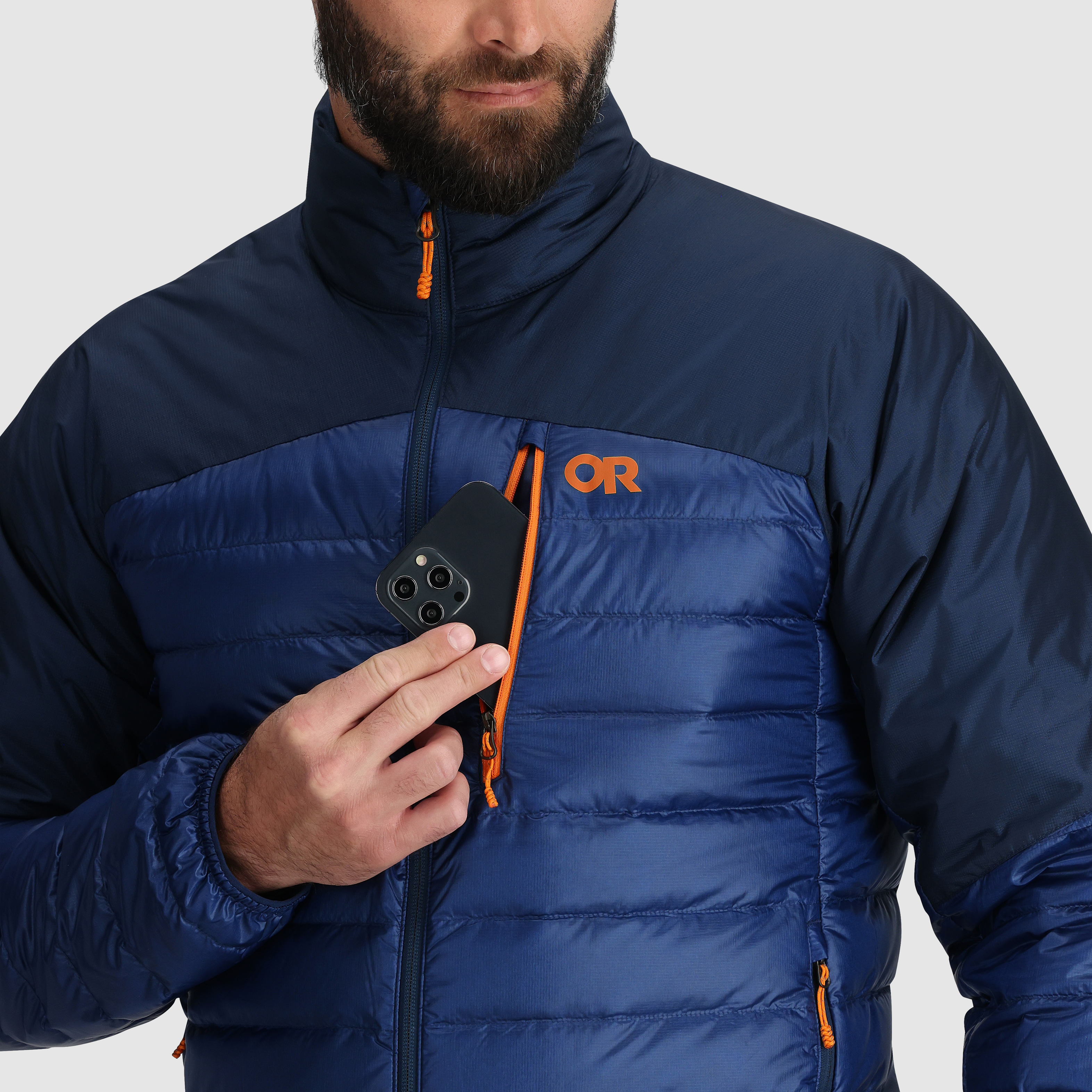 Men's Lightweight Helium Down Jacket - Warm Winter Coat for Outdoor Activities & Travel | Water-Resistant & Packable