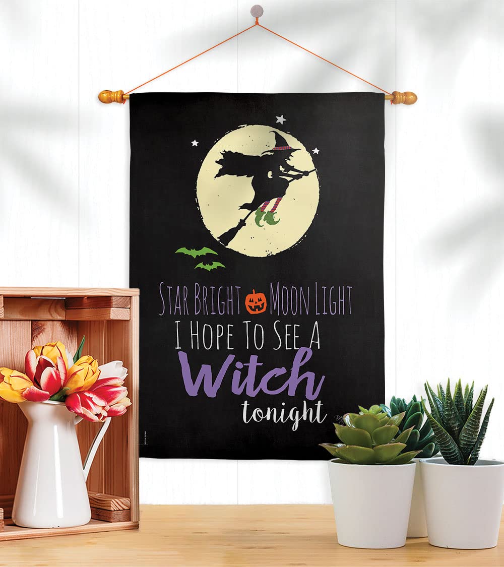 Halloween Decorative Flag 28x40in - Fall Star Bright Vertical House Flag for Outdoor & Indoor Decor