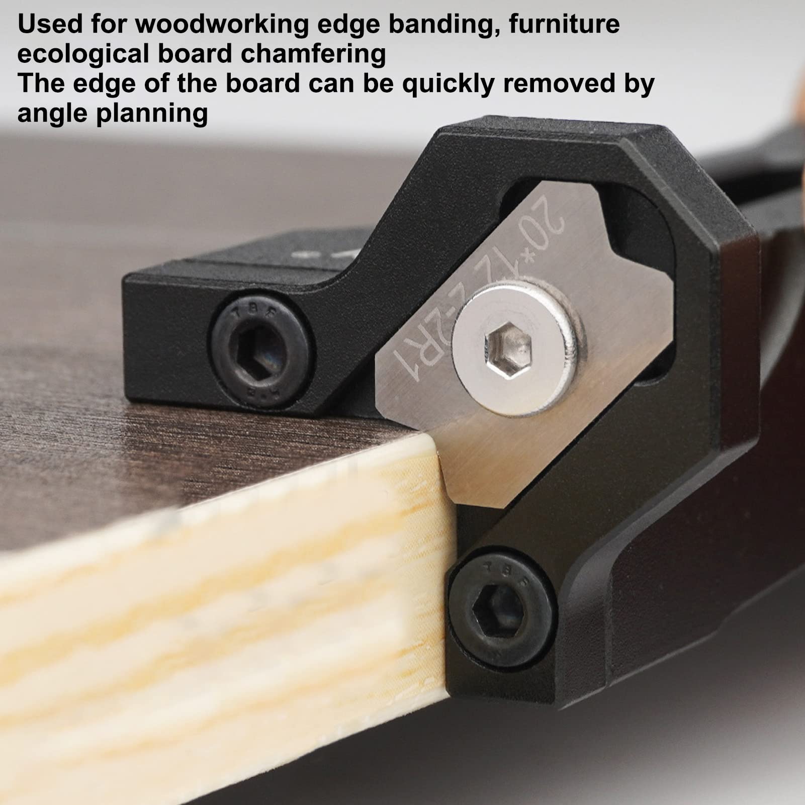 Manual Woodworking End Trimmer & Chamfering Tool - Handle Trimmer, Banding Machine Cutter Set for Wood Furniture & Cabinet Edgebanding - Perfect for DIY Projects, Home Renovation & Professional Woodworking