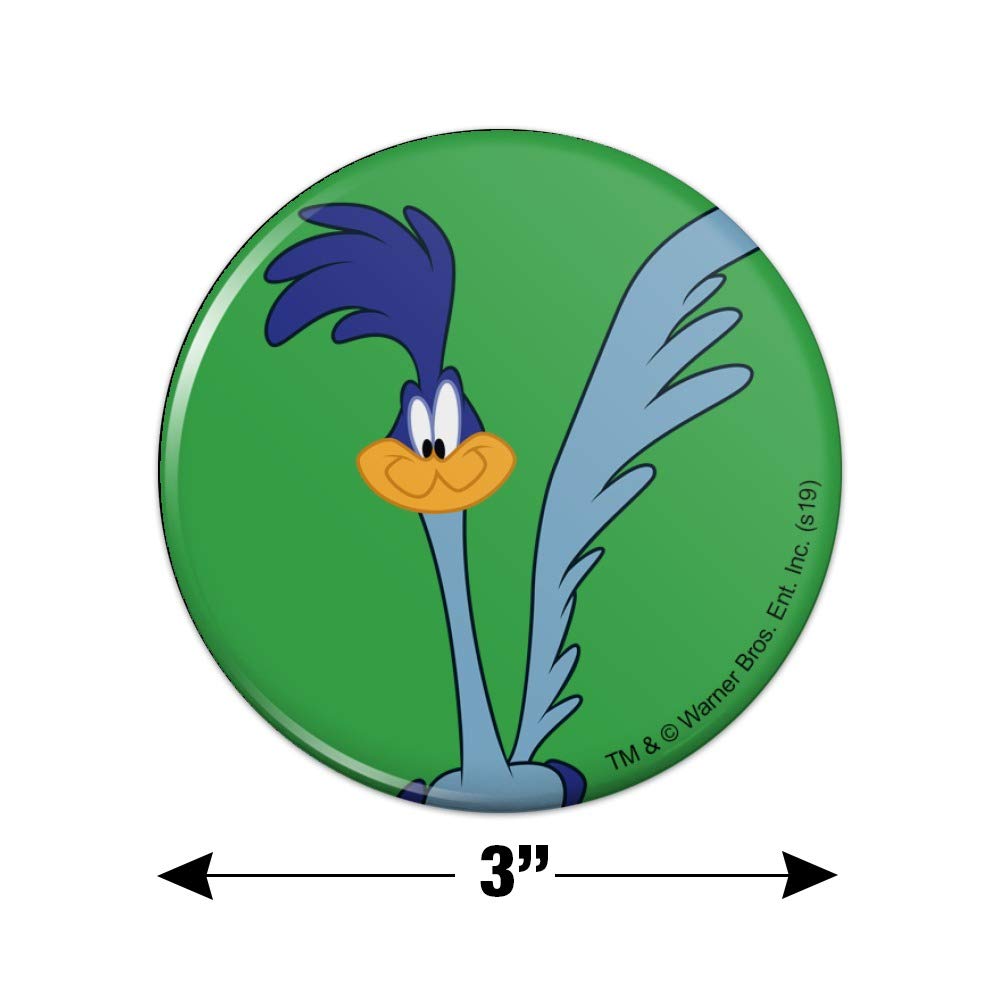 Looney Tunes Road Runner Cartoon Character Refrigerator Magnet - Fun Kitchen Decor for Fridge, Lockers & Office - Perfect for Fans & Collectors