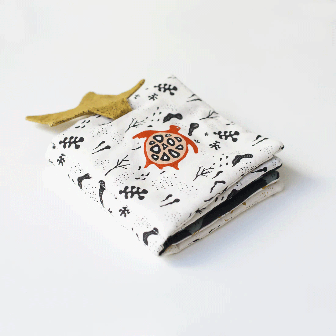 Peekaboo Ocean Soft Cloth Book - Interactive Baby Sensory Toy for Early Learning & Development | Perfect for Tummy Time, Bedtime Stories & Travel