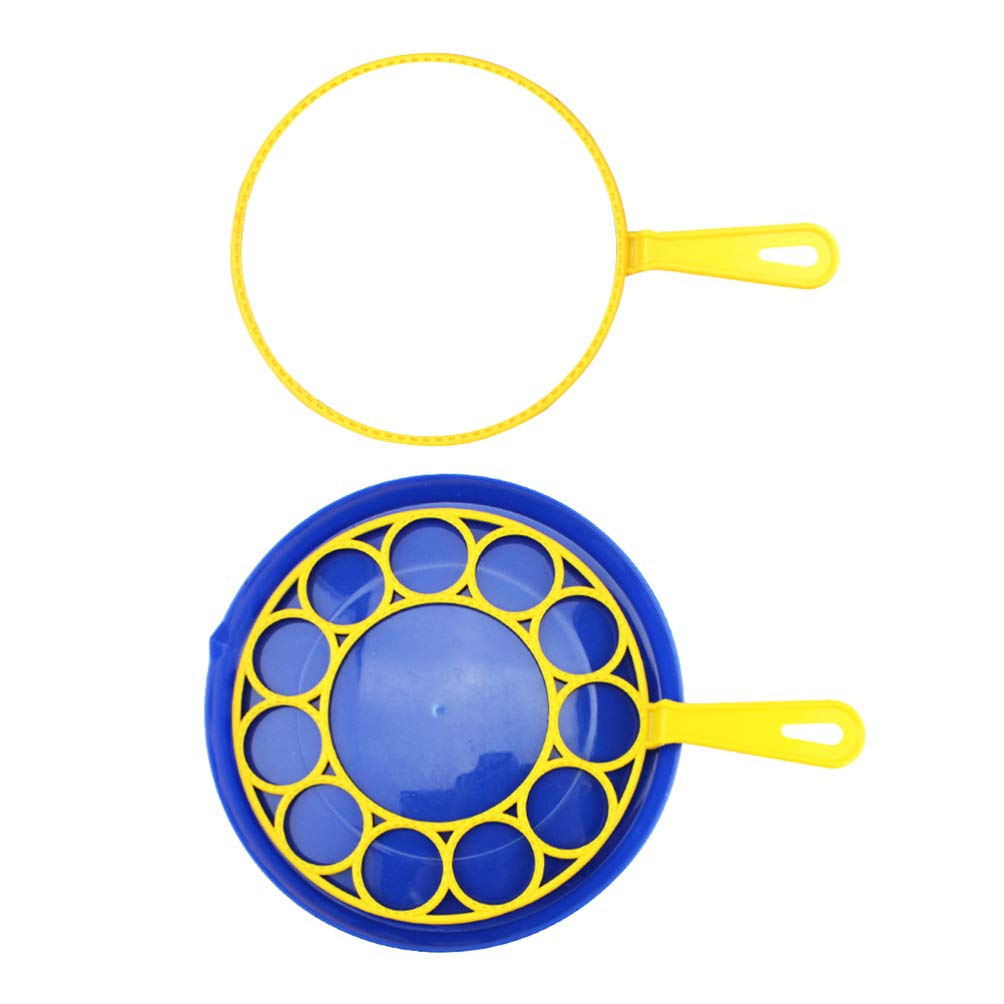 3pcs Bubble Wands Set for Big Bubbles - Fun Bubble Maker with Tray | Bulk Party Favors for Kids Birthday, Outdoor Play & Summer Activities