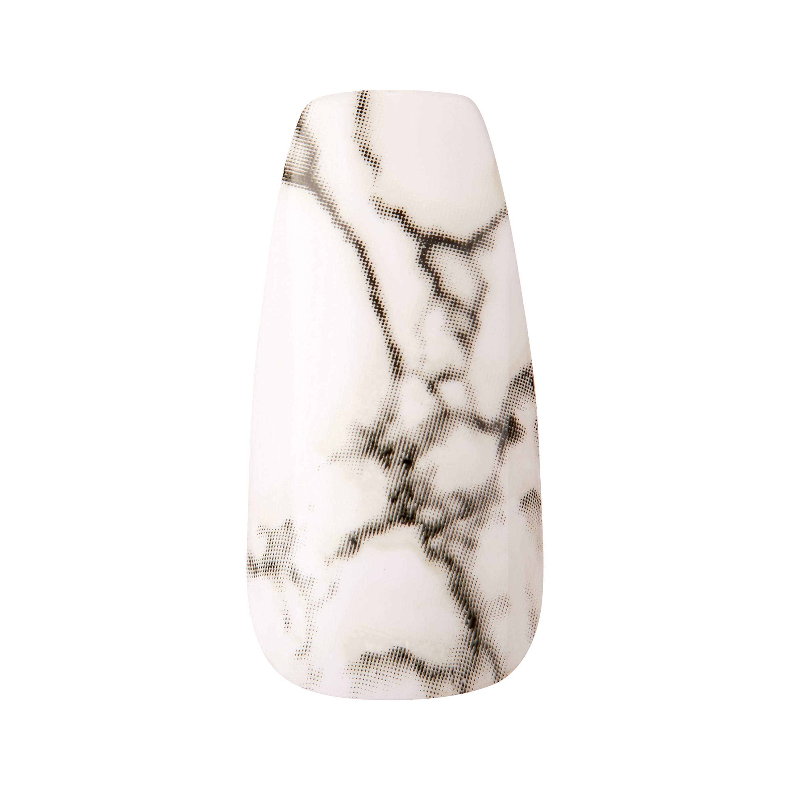 Gold Finger Full Cover Gel Nails - Glam Ready to Wear Long Fake Nails for Manicure | Perfect for Parties, Weddings & Special Occasions