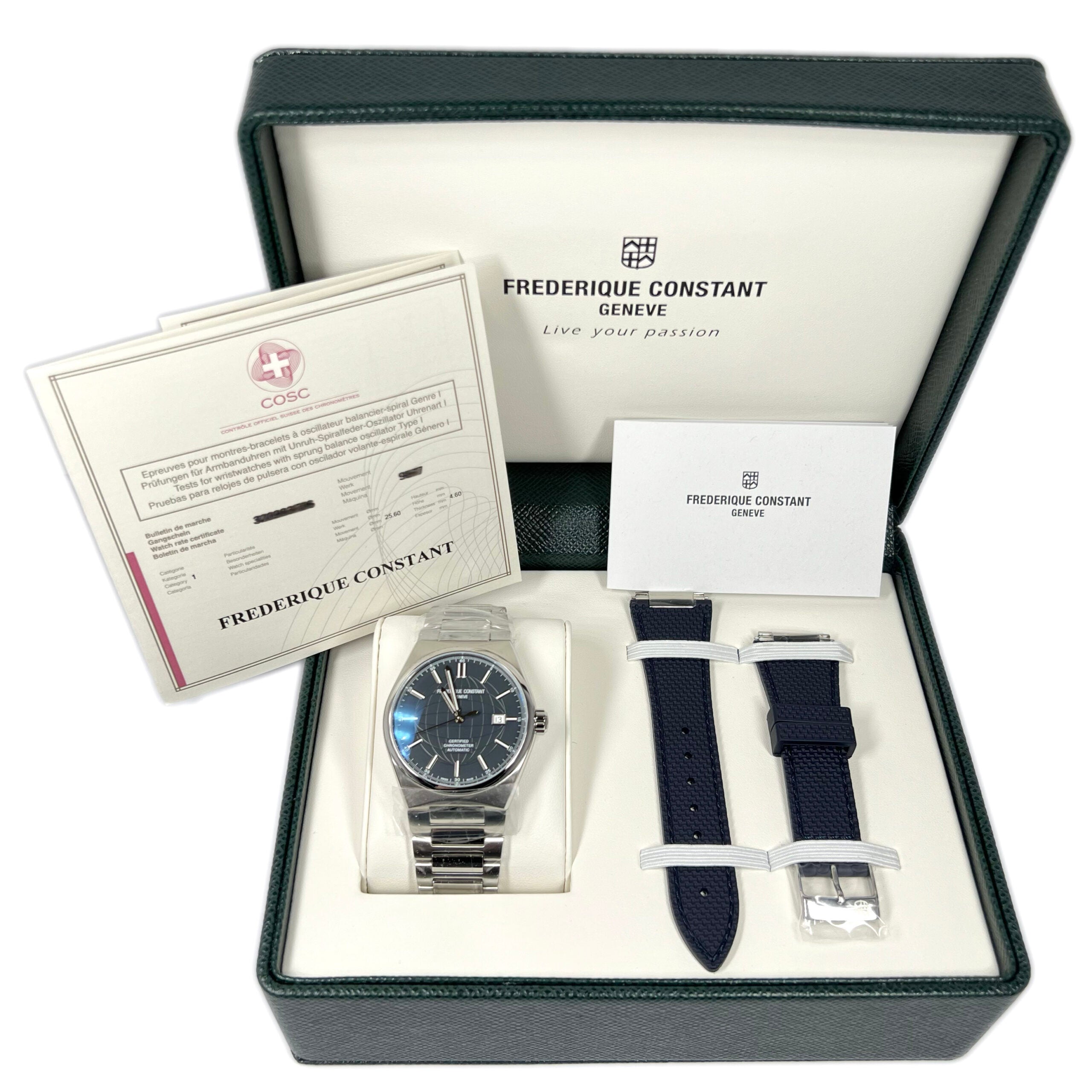 Frederique Constant Highlife Men's Stainless Steel Watch - Luxury Automatic Timepiece for Business, Formal & Everyday Wear
