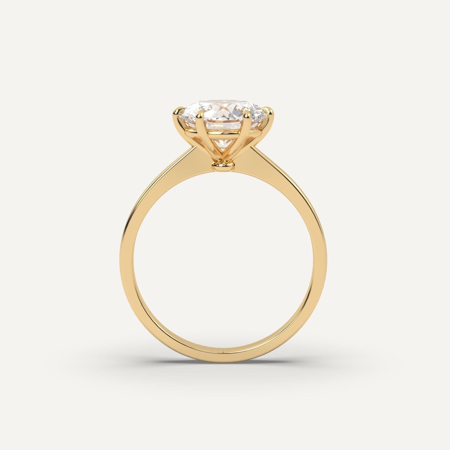 2 Carat Round Cut Diamond Ring for Women - 14K White Gold Engagement & Wedding Band - Perfect for Proposals, Anniversaries, and Special Occasions