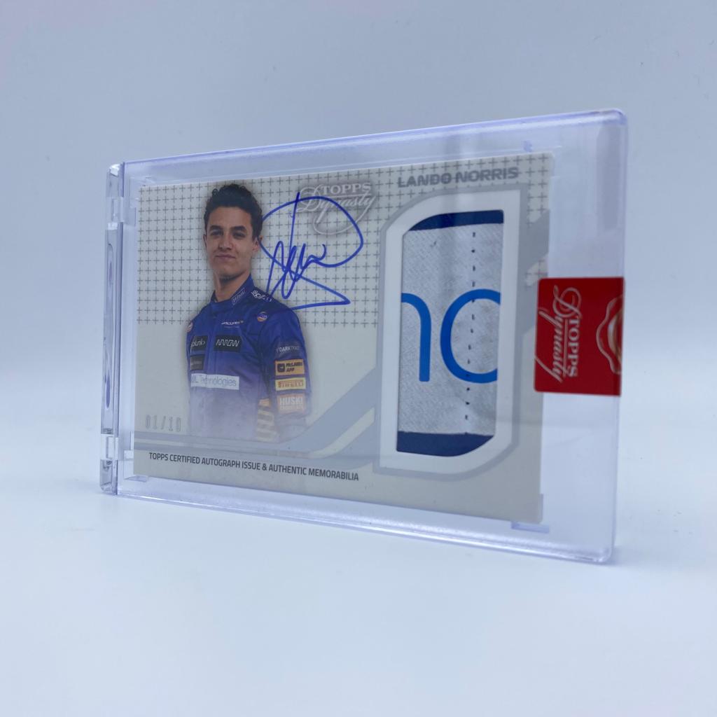 Lando Norris McLaren #4 Dynasty Autograph Patch LN III - Limited Edition Collectible for F1 Fans, Sports Memorabilia & Racing Enthusiasts - Perfect for Display, Gifts & Autograph Collections