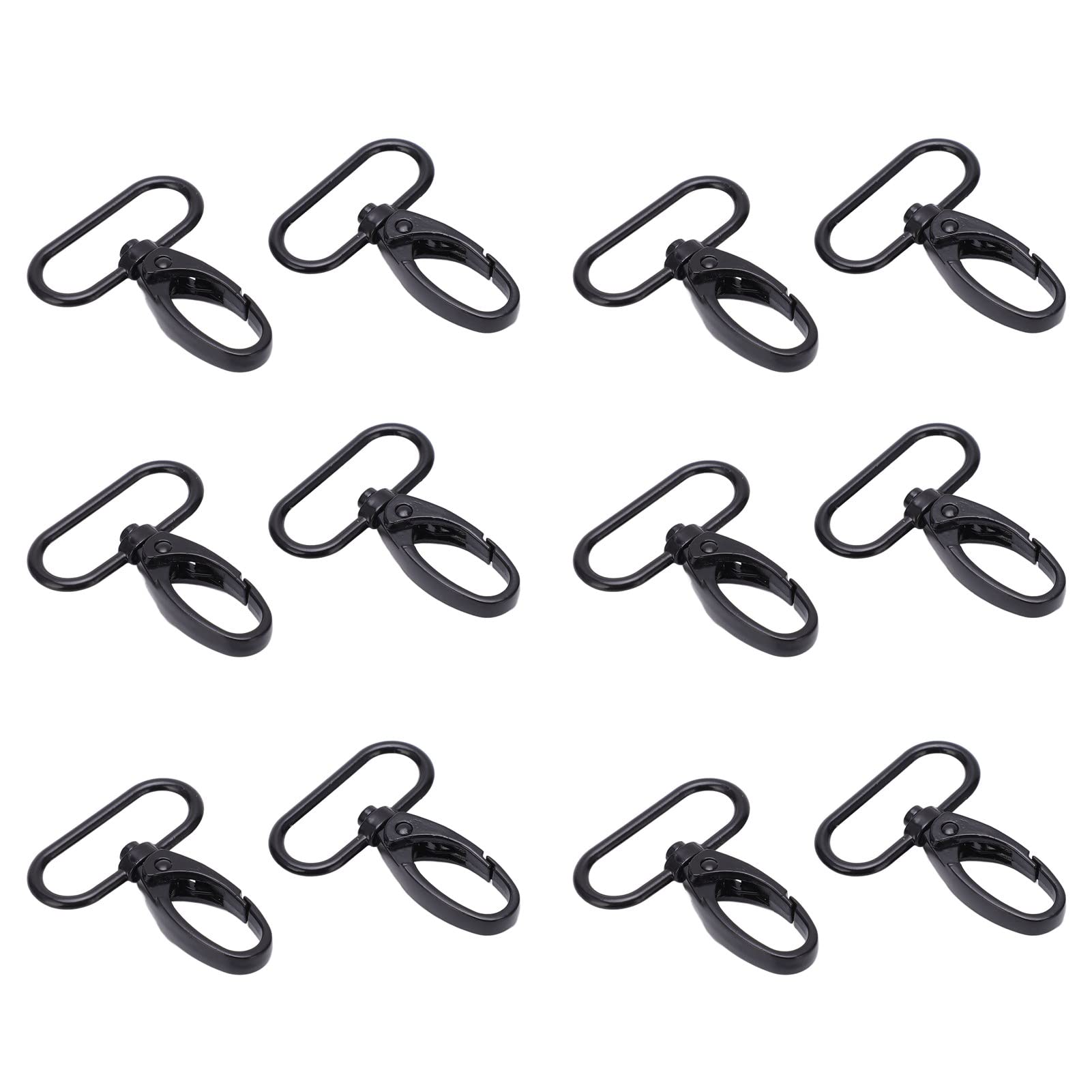 20-Pack Trigger Snap Hooks - Heavy Duty Keychain Clasps with Easy Operation & High Flexibility for DIY, Key Rings, Bags, Pet Leashes & Outdoor Gear Accessories