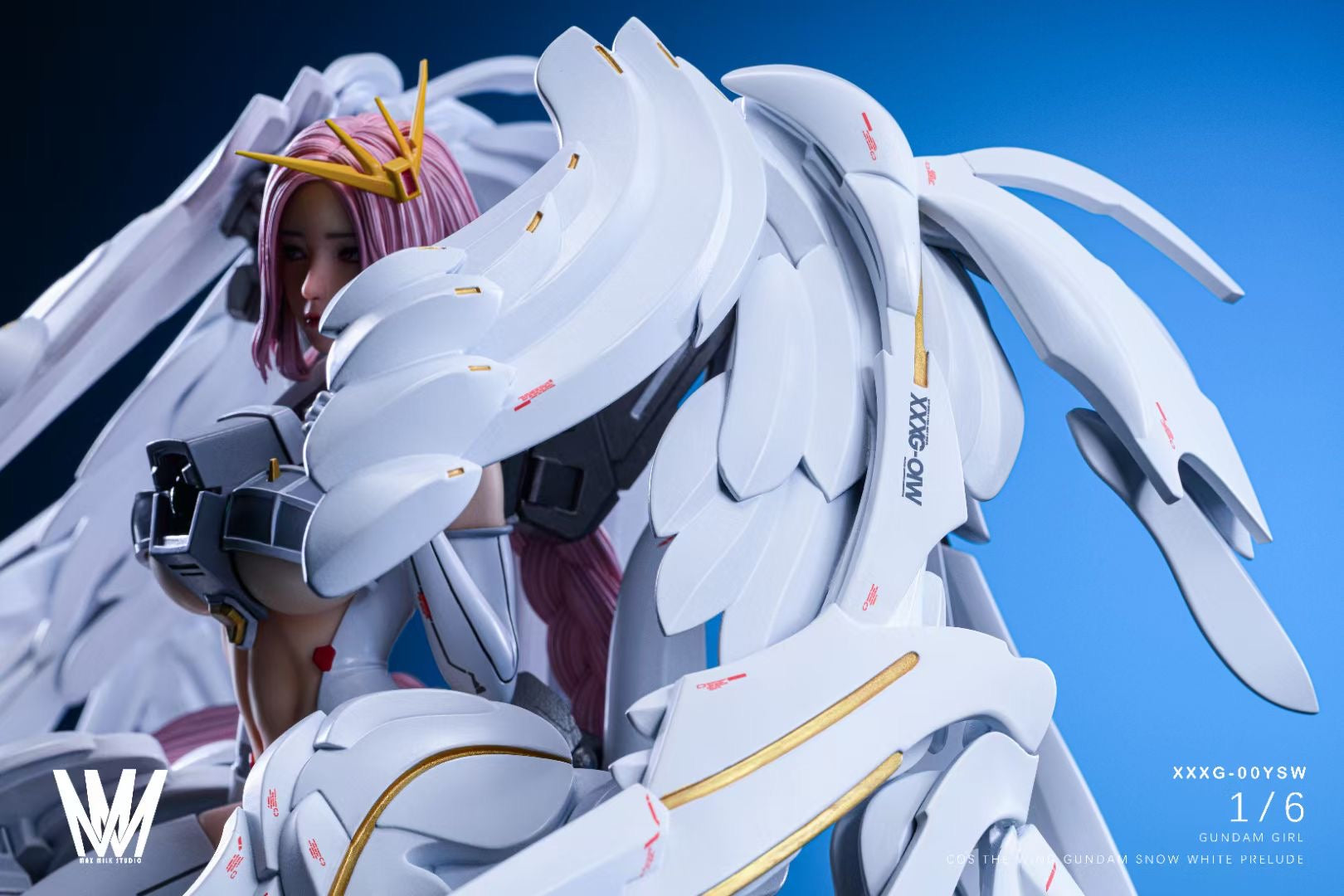 MMS Studio The Wing Gundam Girl - Anime Model Kit for Gundam Wing Fans | Perfect for Collectors & Display | DIY Building & Painting Hobby Project