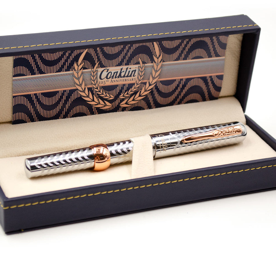Conklin 125th Anniversary Limited Edition Mark Twain Crescent Filler Fountain Pen - Luxury Writing Instrument for Collectors & Calligraphy Enthusiasts - Perfect for Anniversary Gifts, Special Occasions & Professional Use