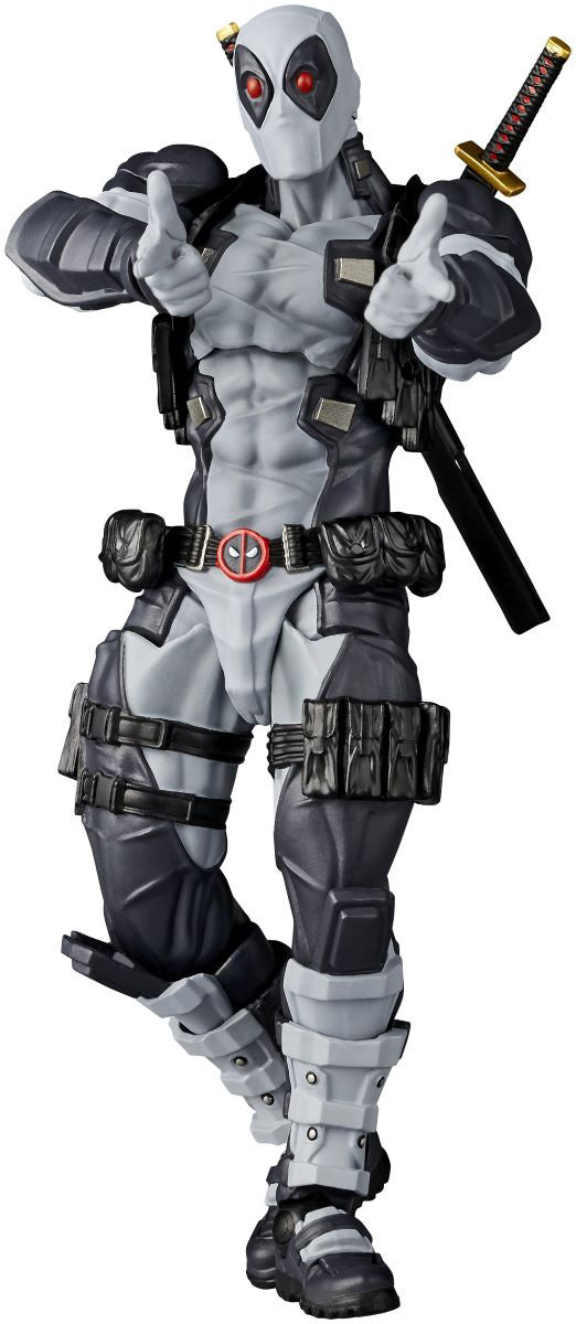Amazing Yamaguchi Revoltech Deadpool X-Force Ver. 2.5 Action Figure - Highly Articulated Collectible Toy for Marvel Fans | Display, Photography & Cosplay Scenes