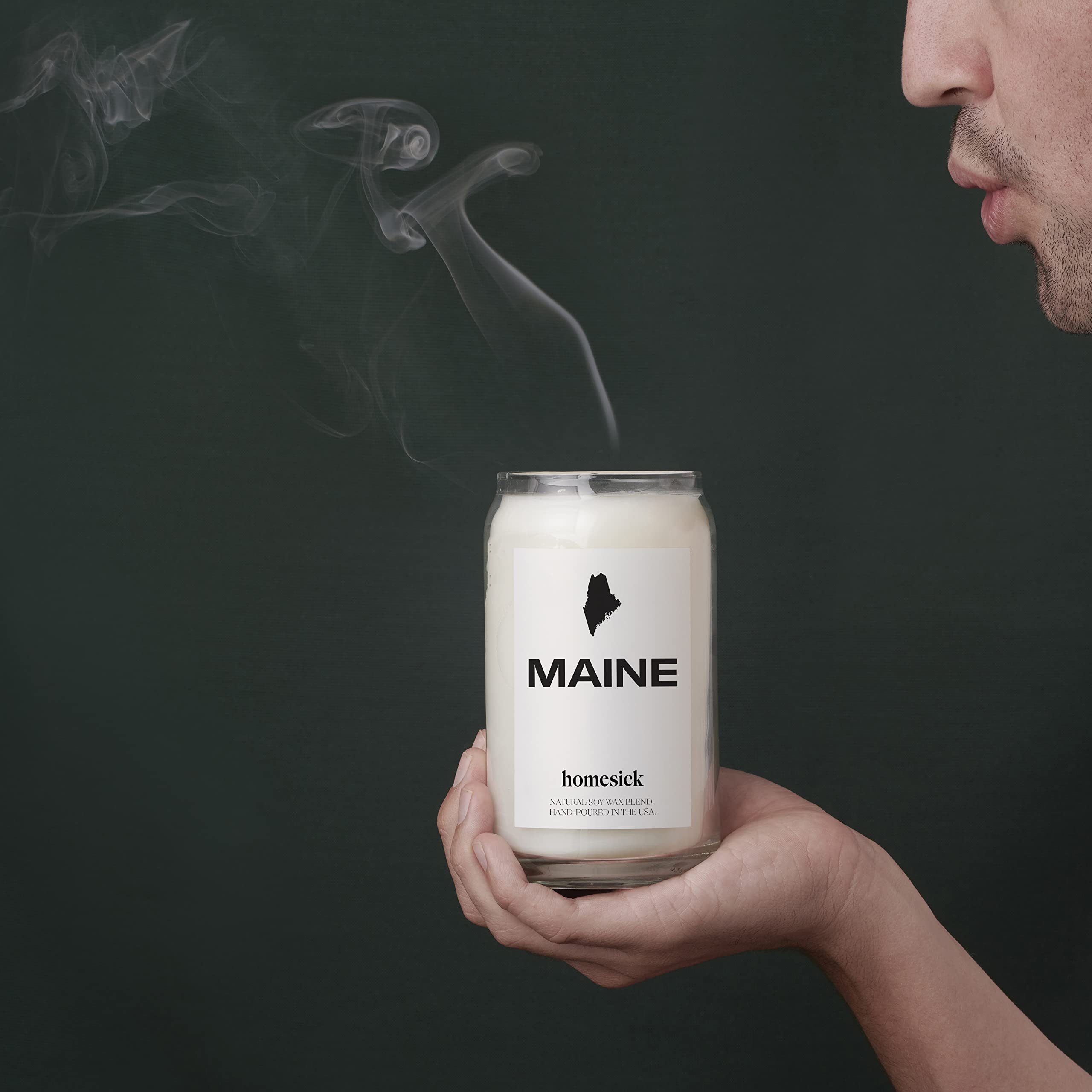 Premium Scented Soy Candle - Maine Lavender, Sandalwood & Patchouli Blend | 13.75oz, 60-80 Hour Burn Time | Natural Aromatherapy Candle for Home Decor, Relaxation & Stress Relief | Perfect for Living Rooms, Bedrooms & Spa Nights